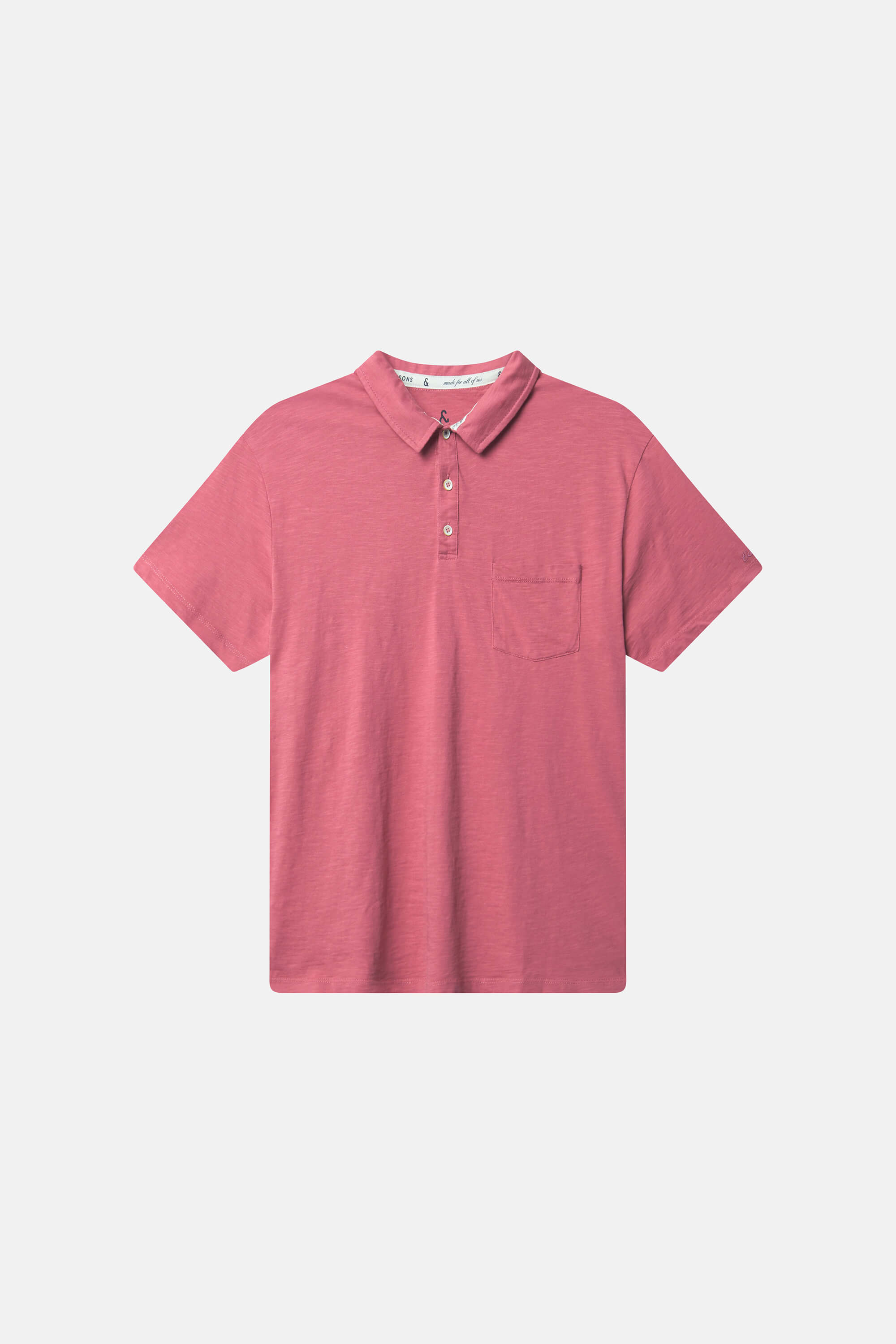 Henley - Slub - Mauve