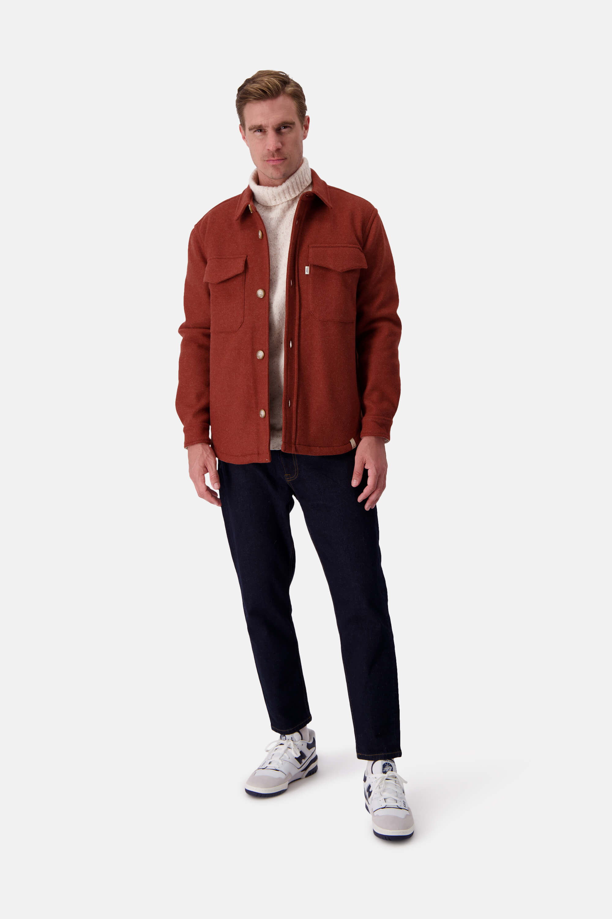 Worker Jacket-Soft Touch - Brandy