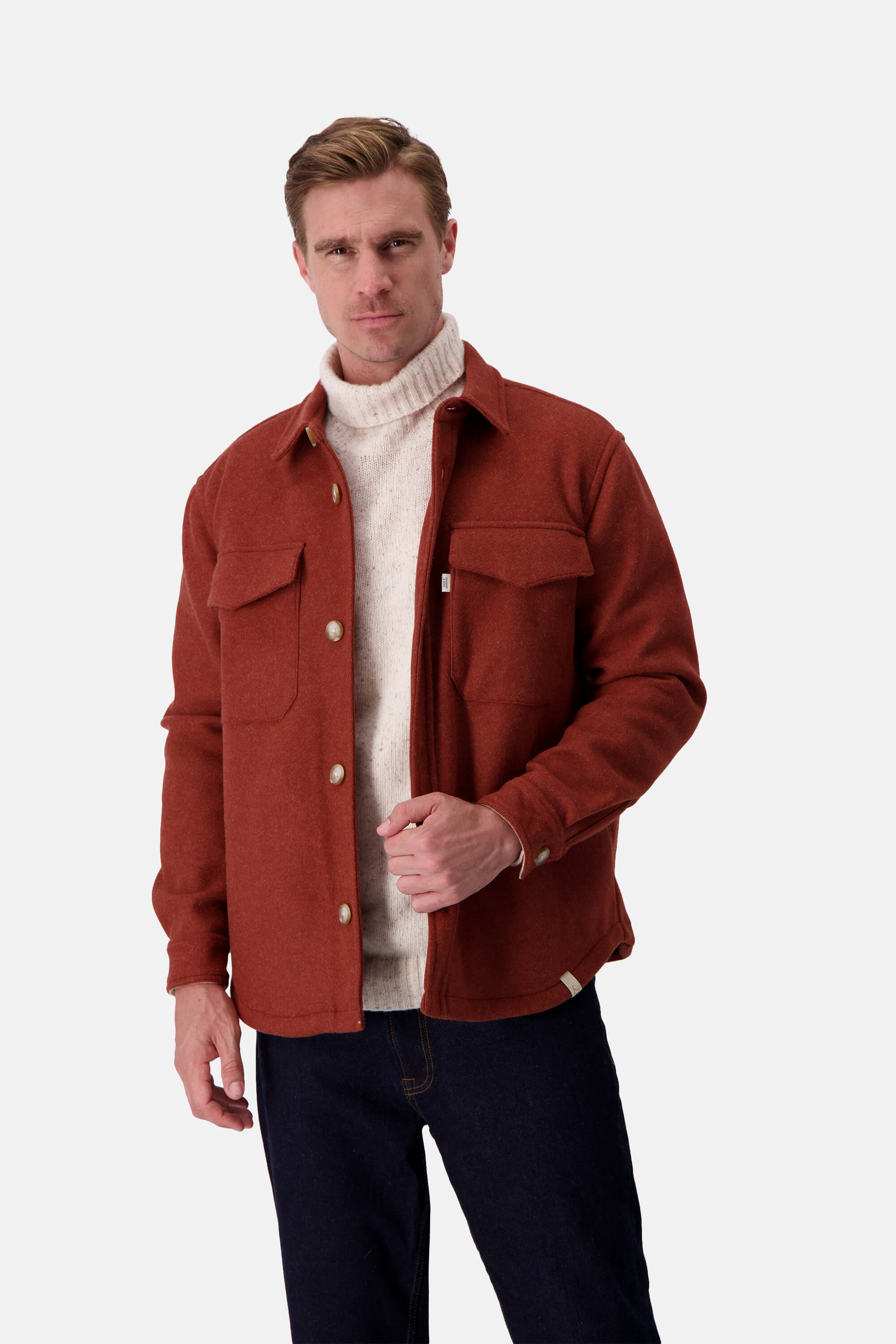 Worker Jacket-Soft Touch - Brandy