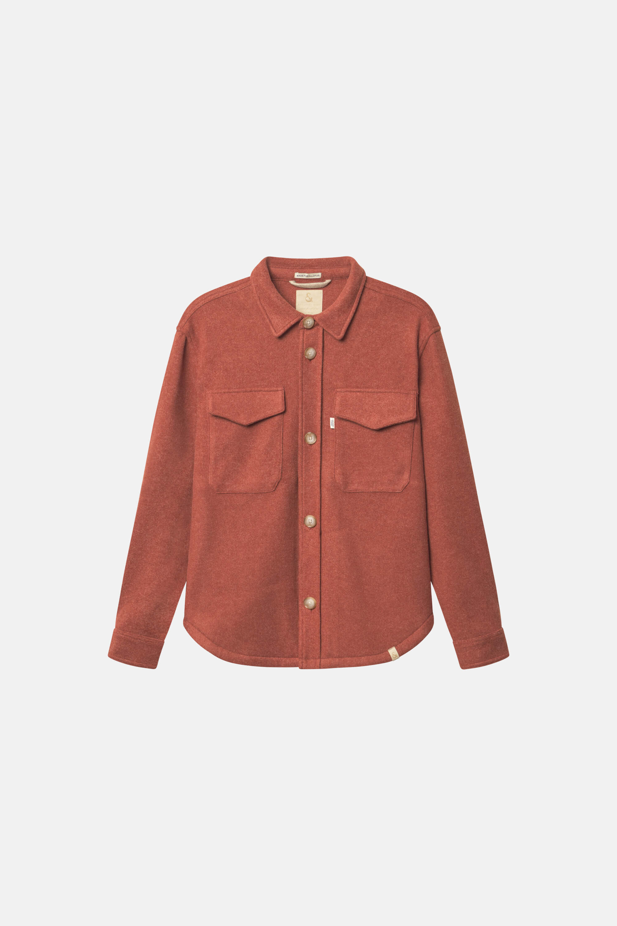 Herren Workerjacket  von Colours&Sons, Soft Touch, campari