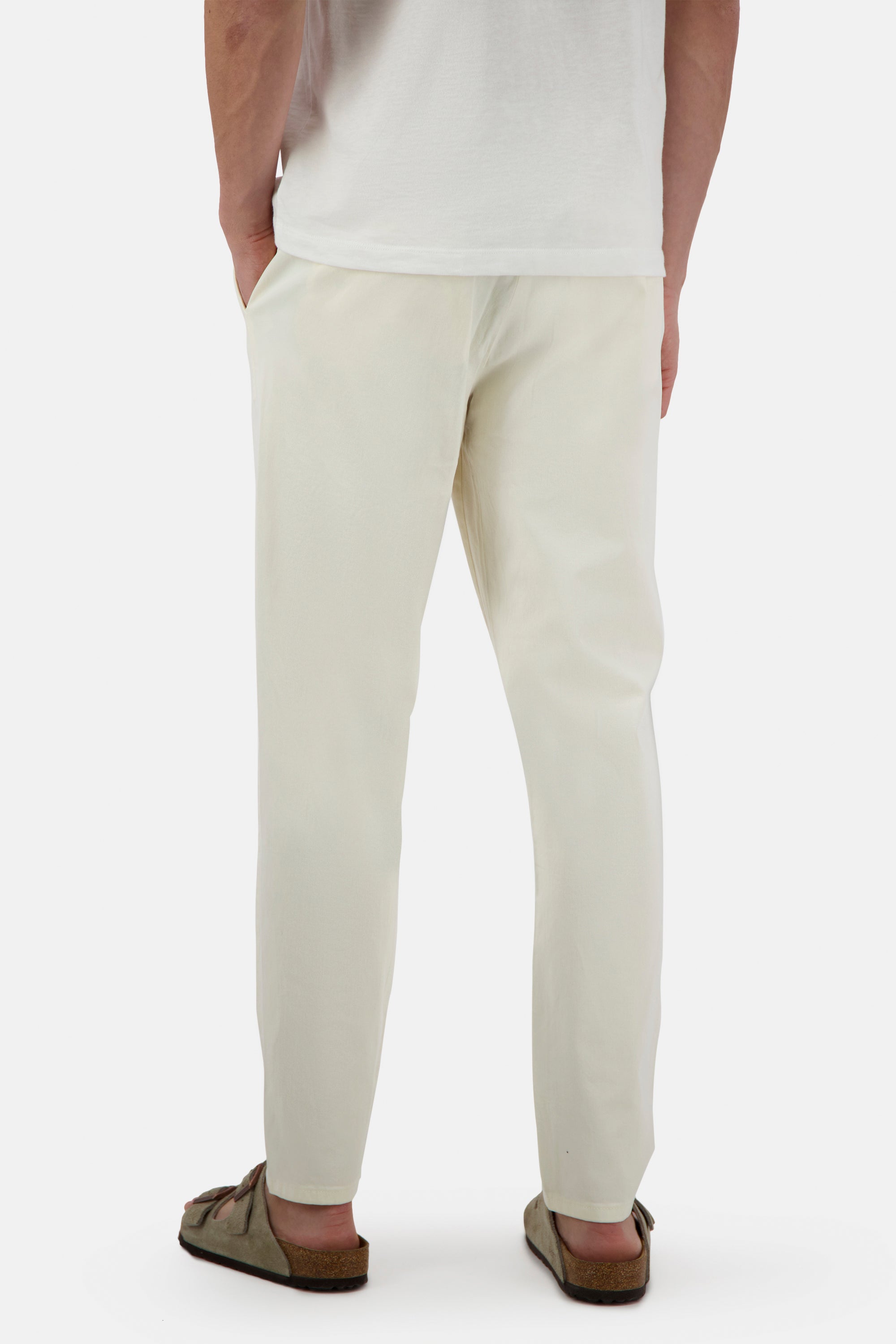 Herren Basic Chino Hose, beige, 98%Baumwolle, 2% Elastan von Colours & Sons