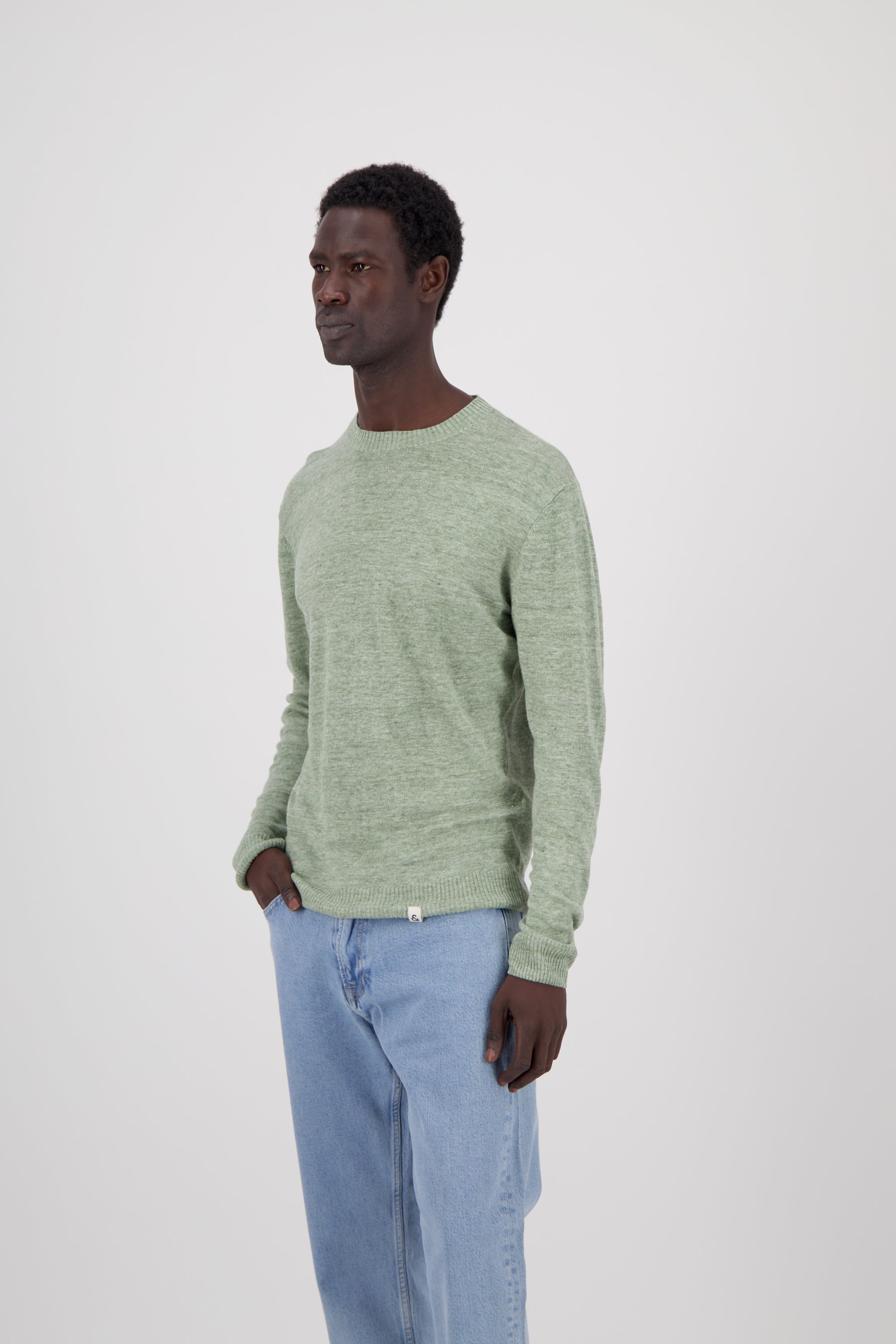 Jumper linen - Lime