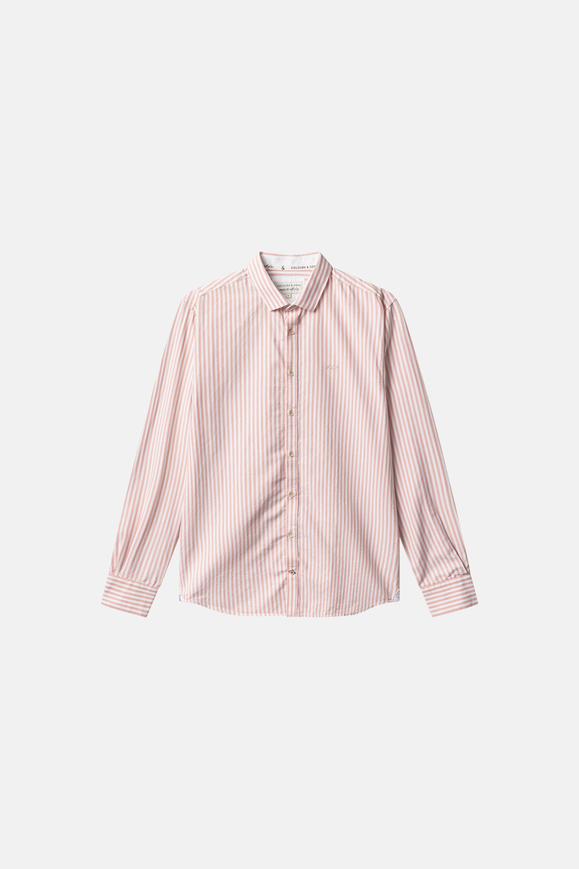 Shirt Oxford Stripes - Salmon Stripes