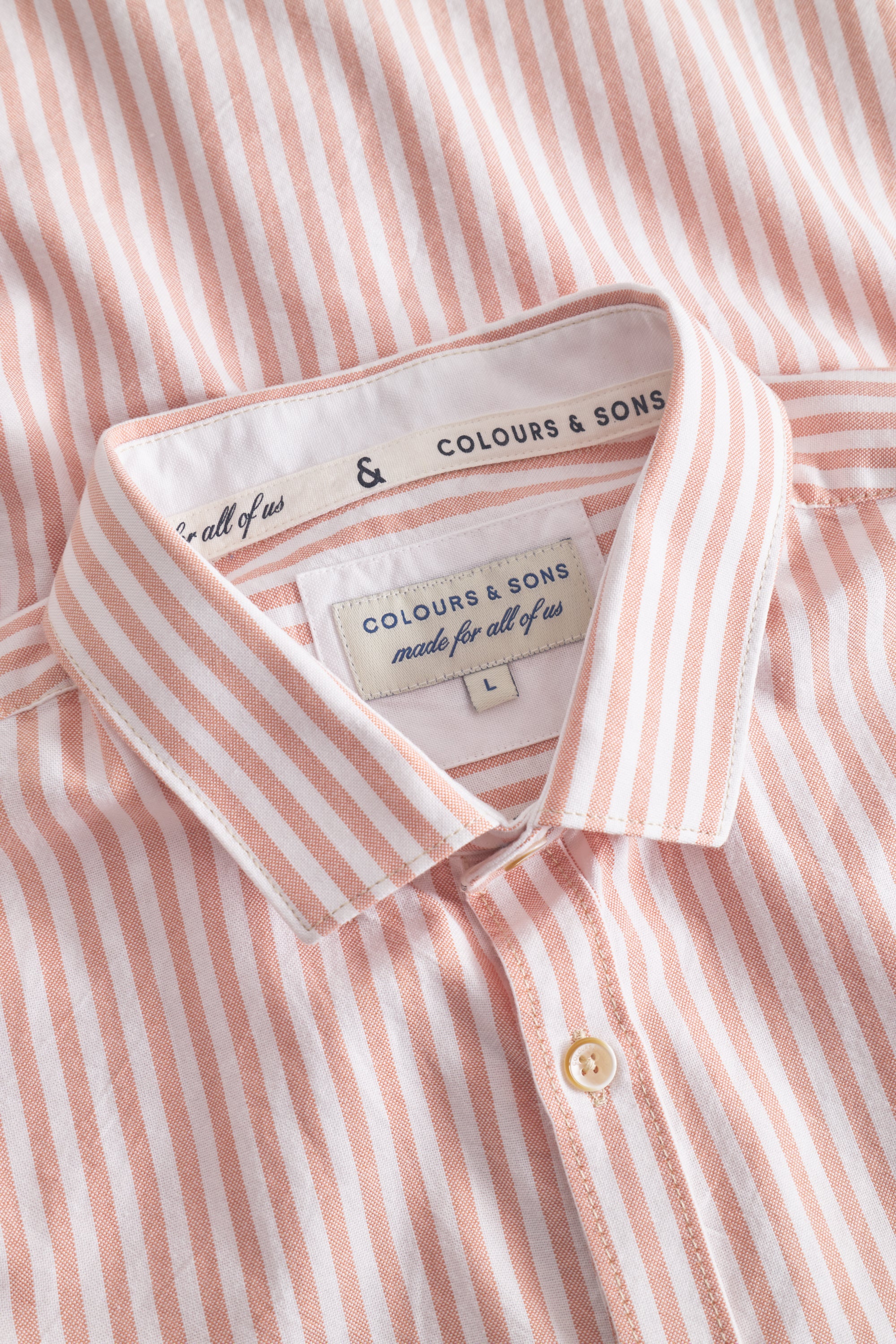 Shirt Oxford Stripes - Salmon Stripes