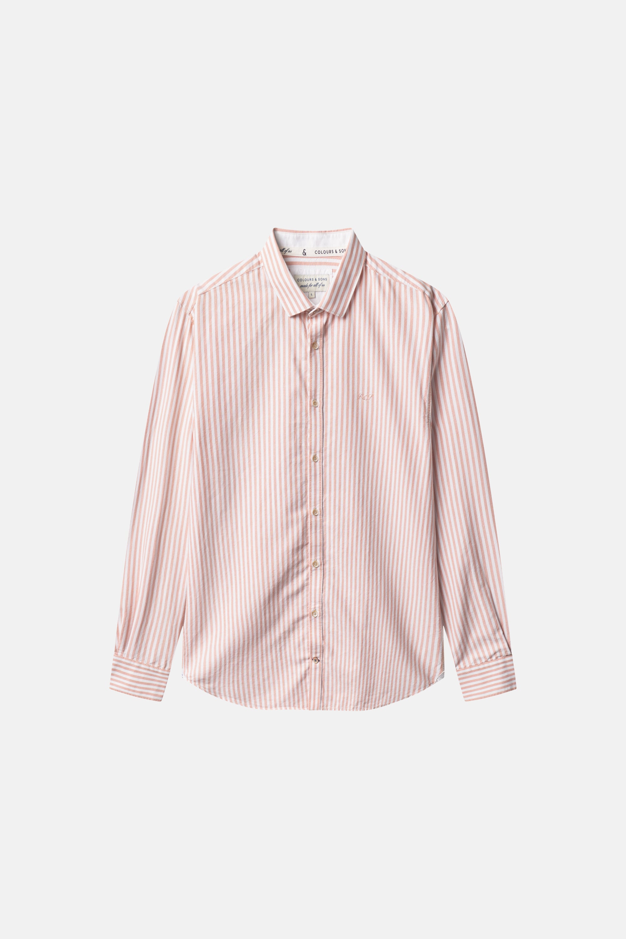 Shirt Oxford Stripes - Salmon Stripes