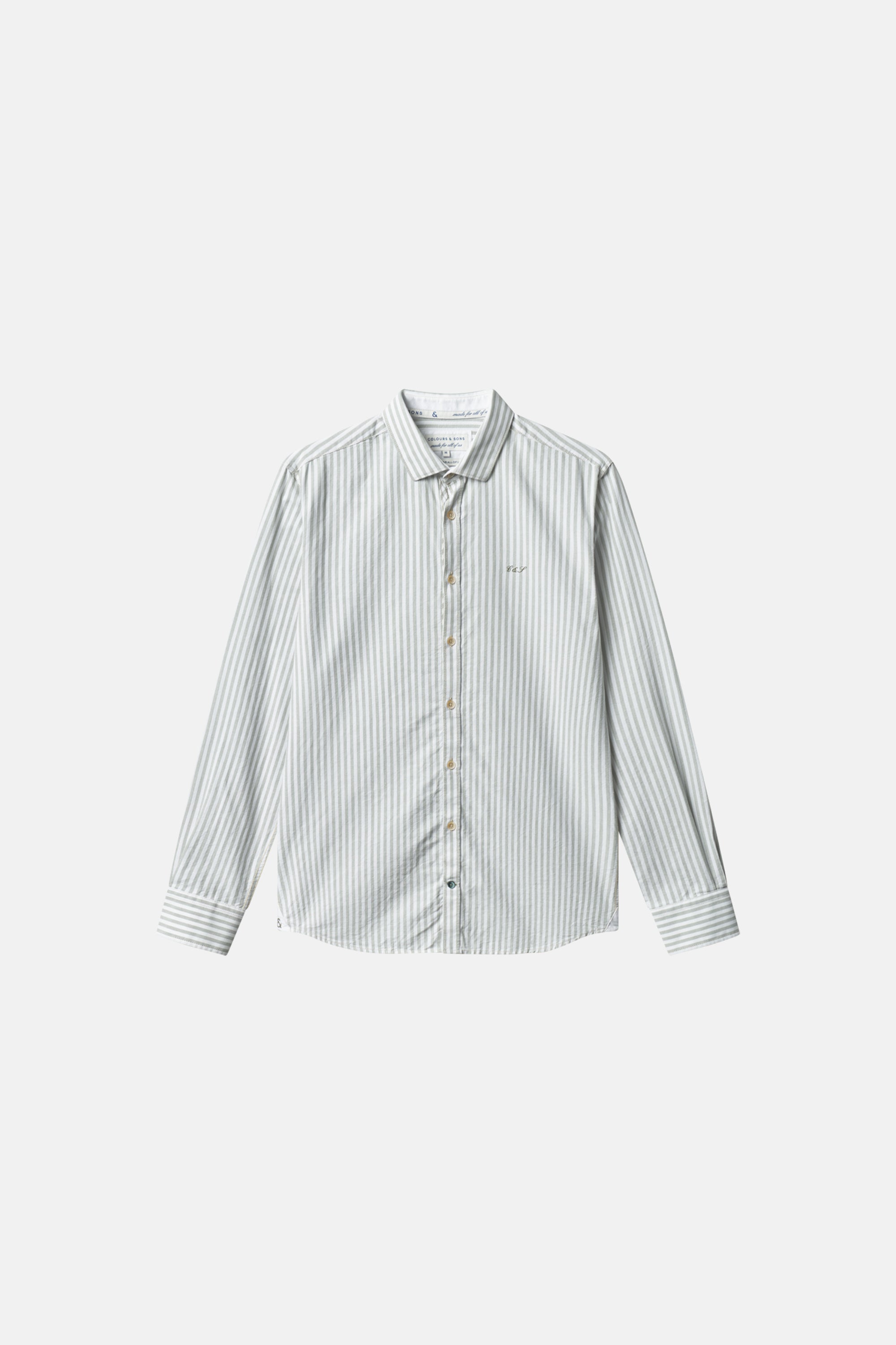 Shirt Oxford Stripes - Matcha Stripes