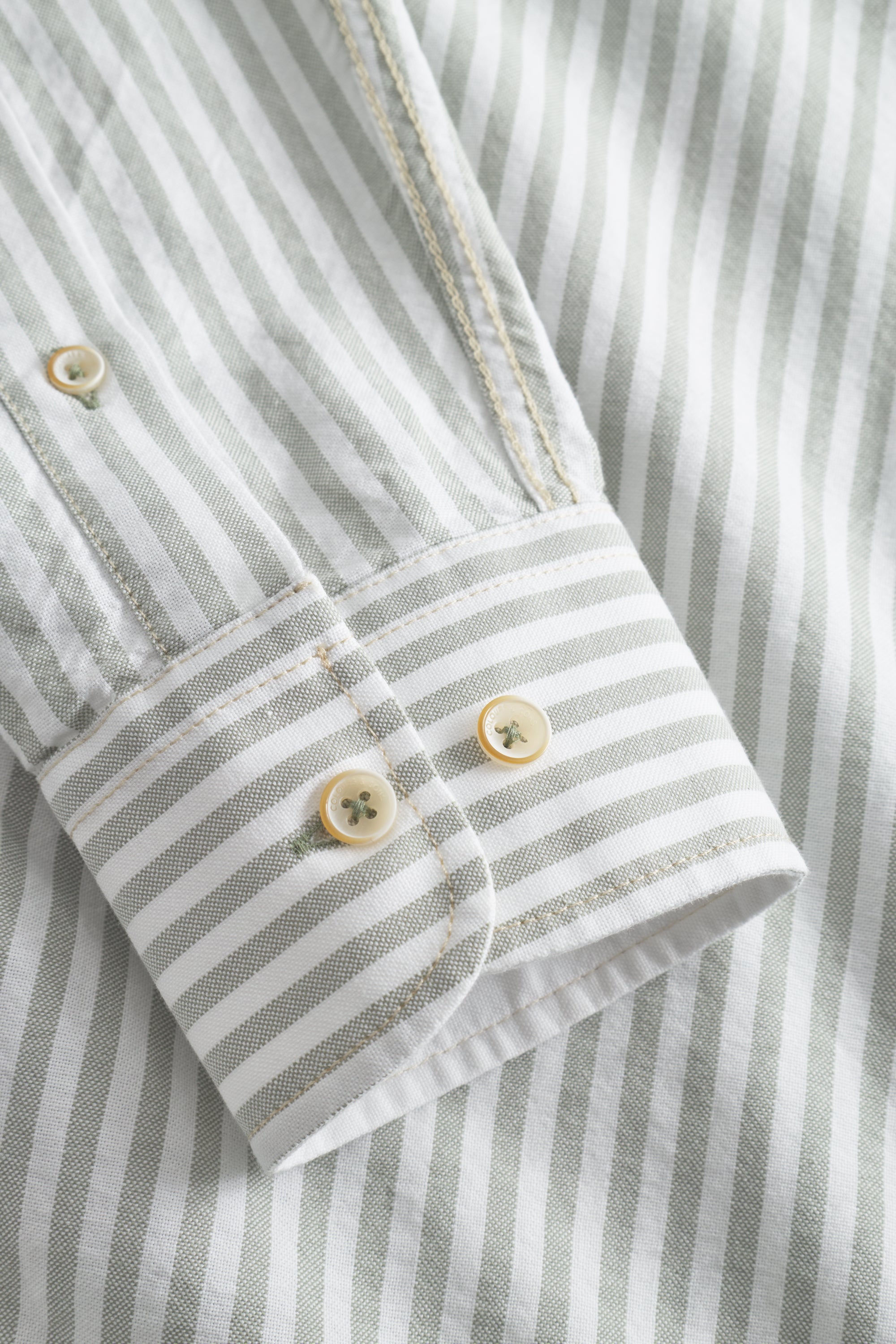 Shirt Oxford Stripes - Matcha Stripes