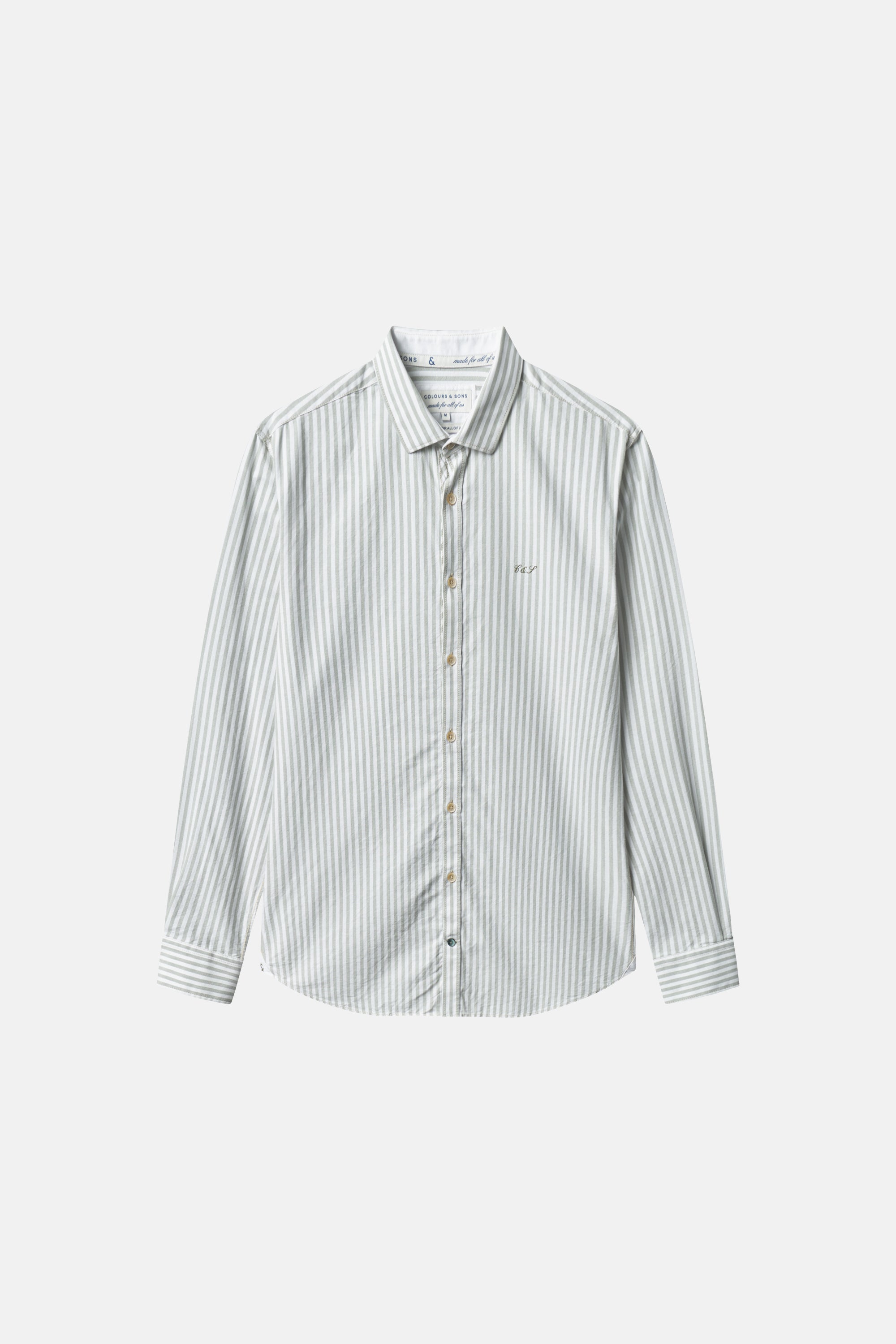 Shirt Oxford Stripes - Matcha Stripes