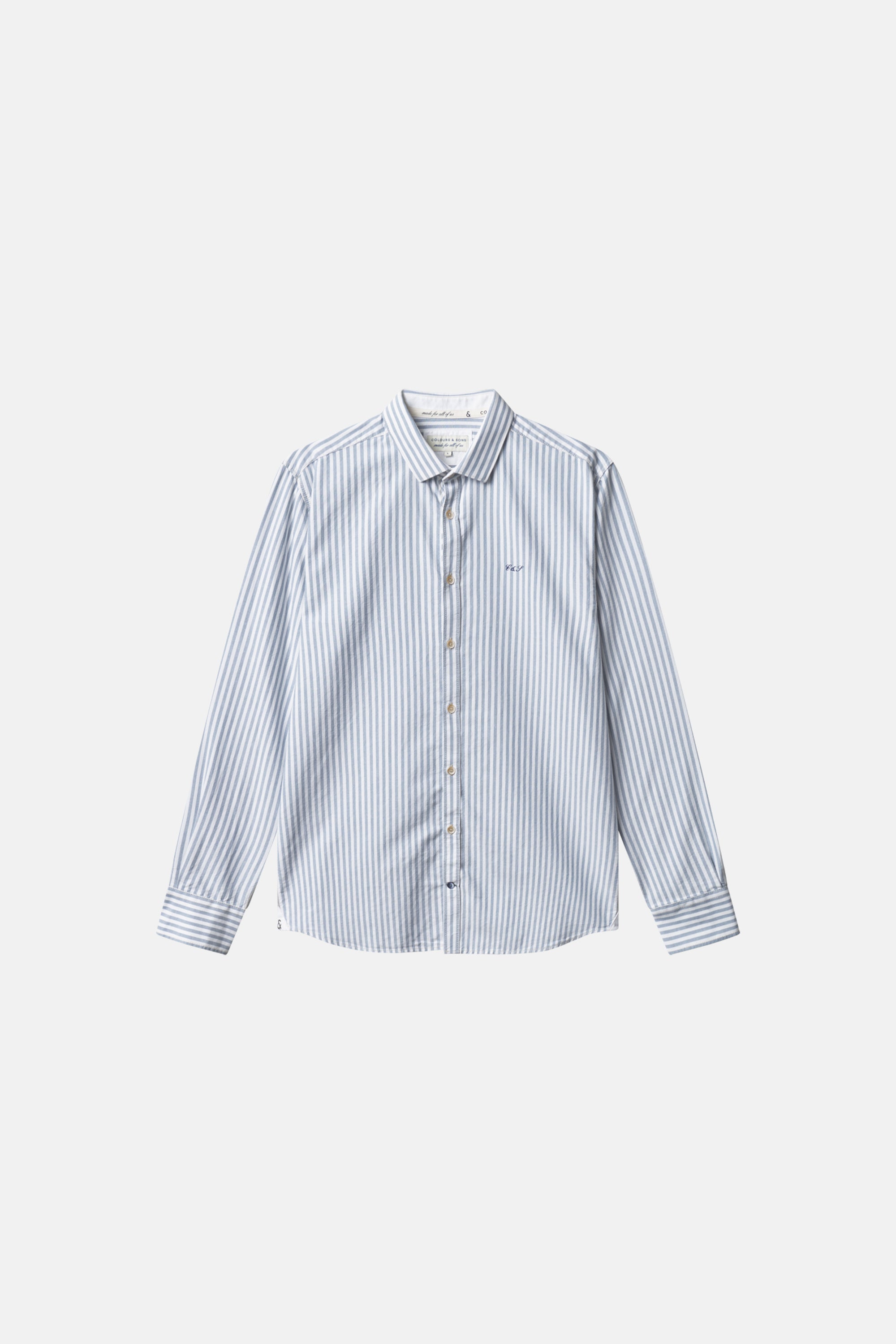 Shirt Oxford Stripes - Sky Stripes