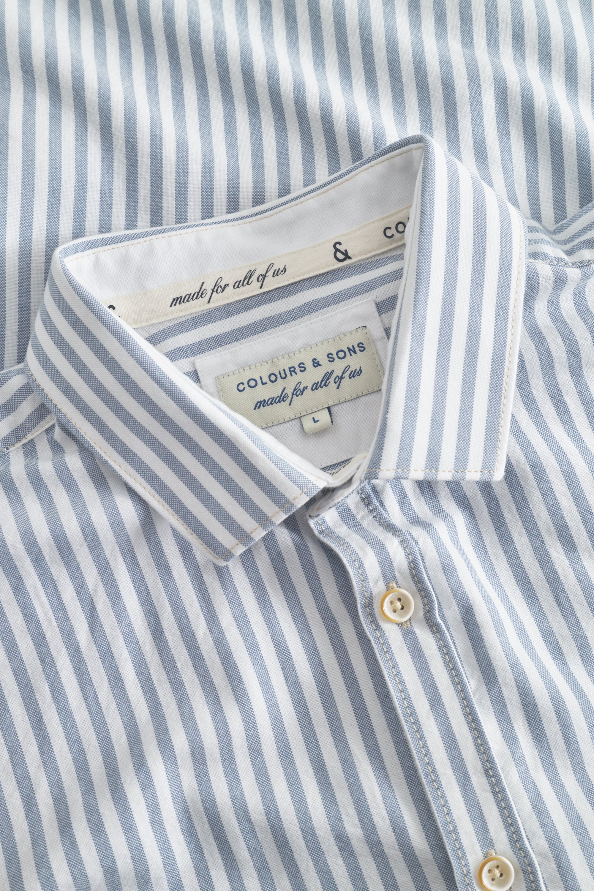 Shirt Oxford Stripes - Sky Stripes