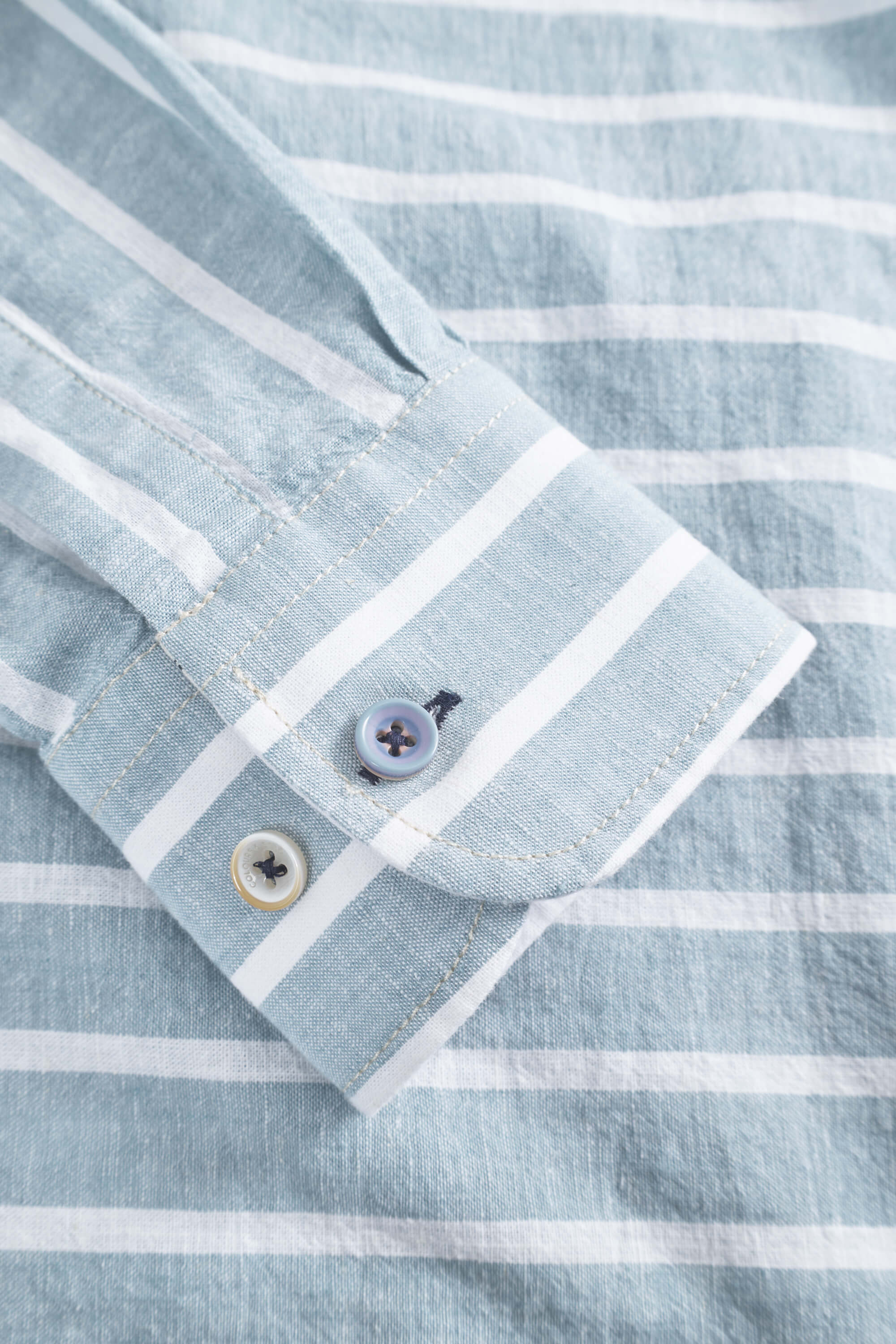 Linen Shirt striped - Kimono Stripes