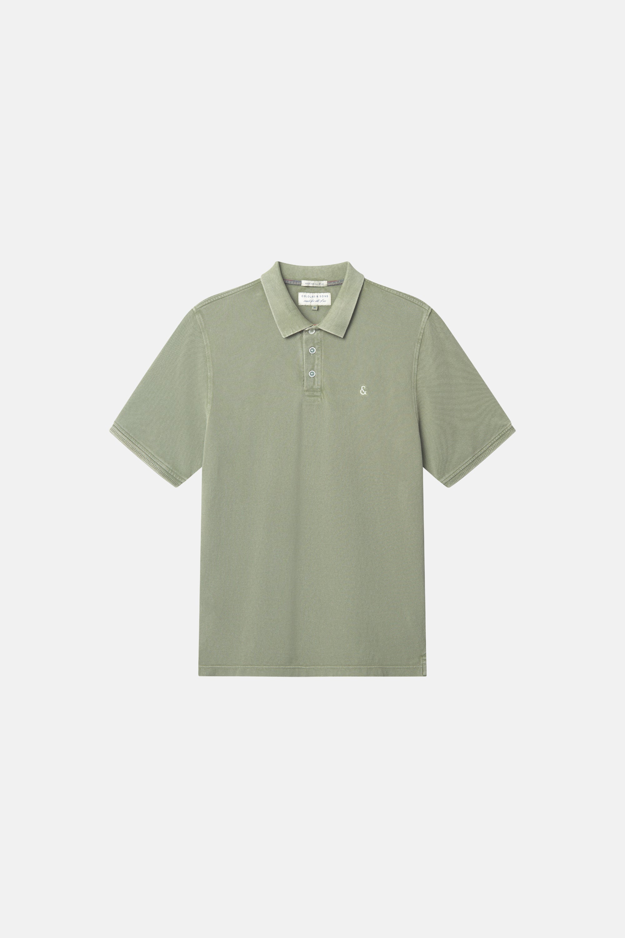 Basic Polo Washed - Wasabi