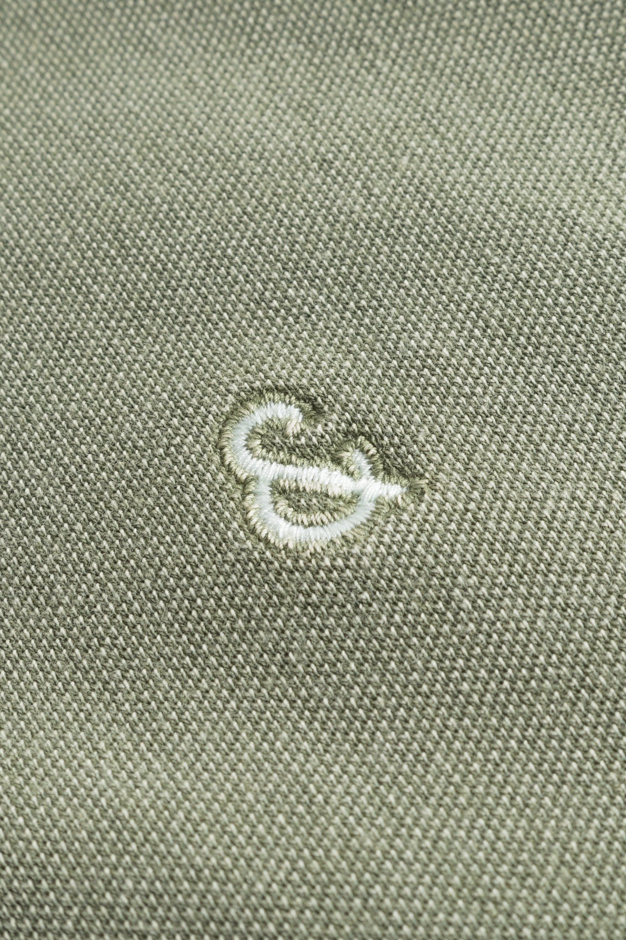 Basic Polo Washed - Wasabi