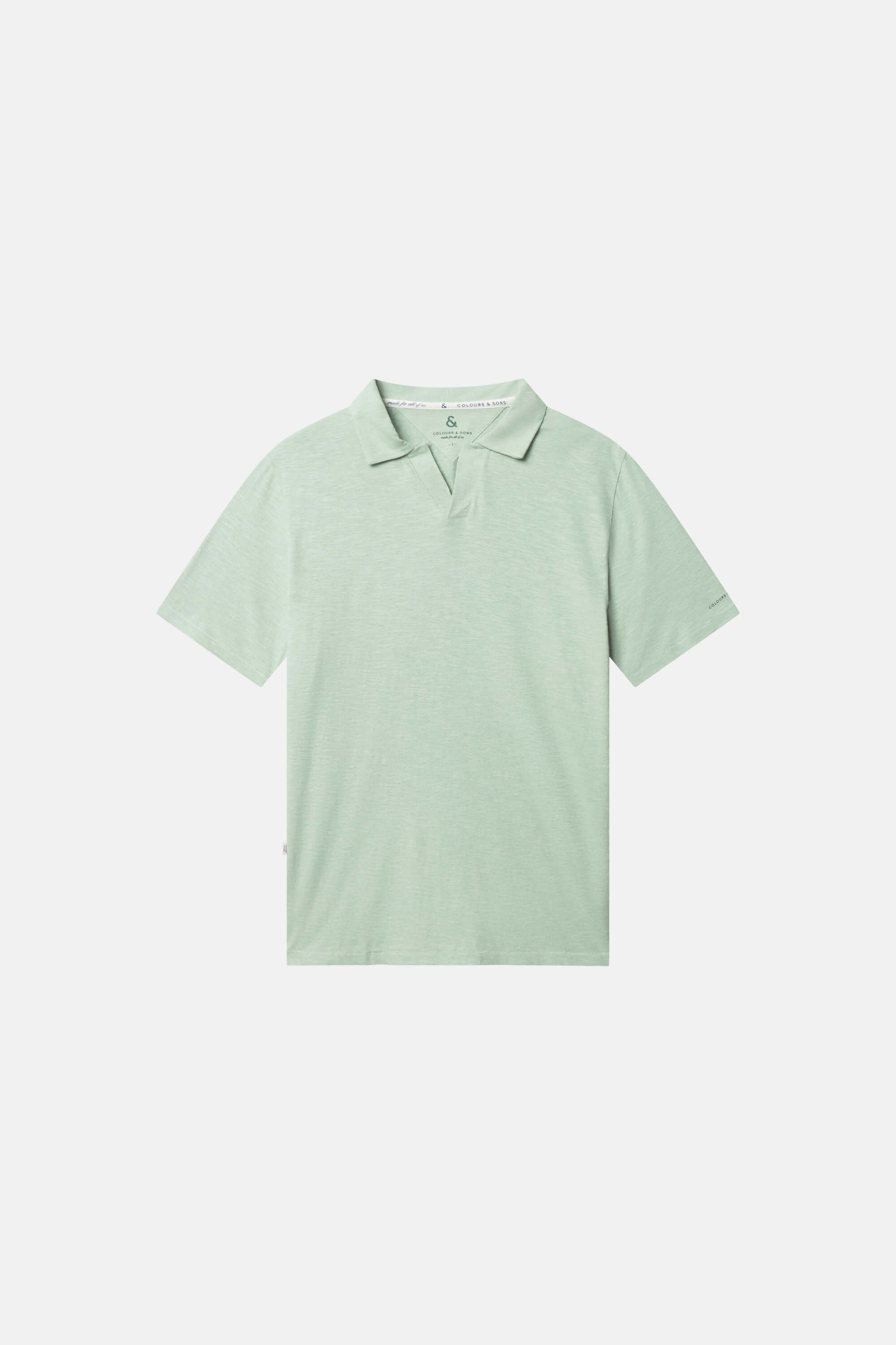 Polo Leinen Blend - Lime