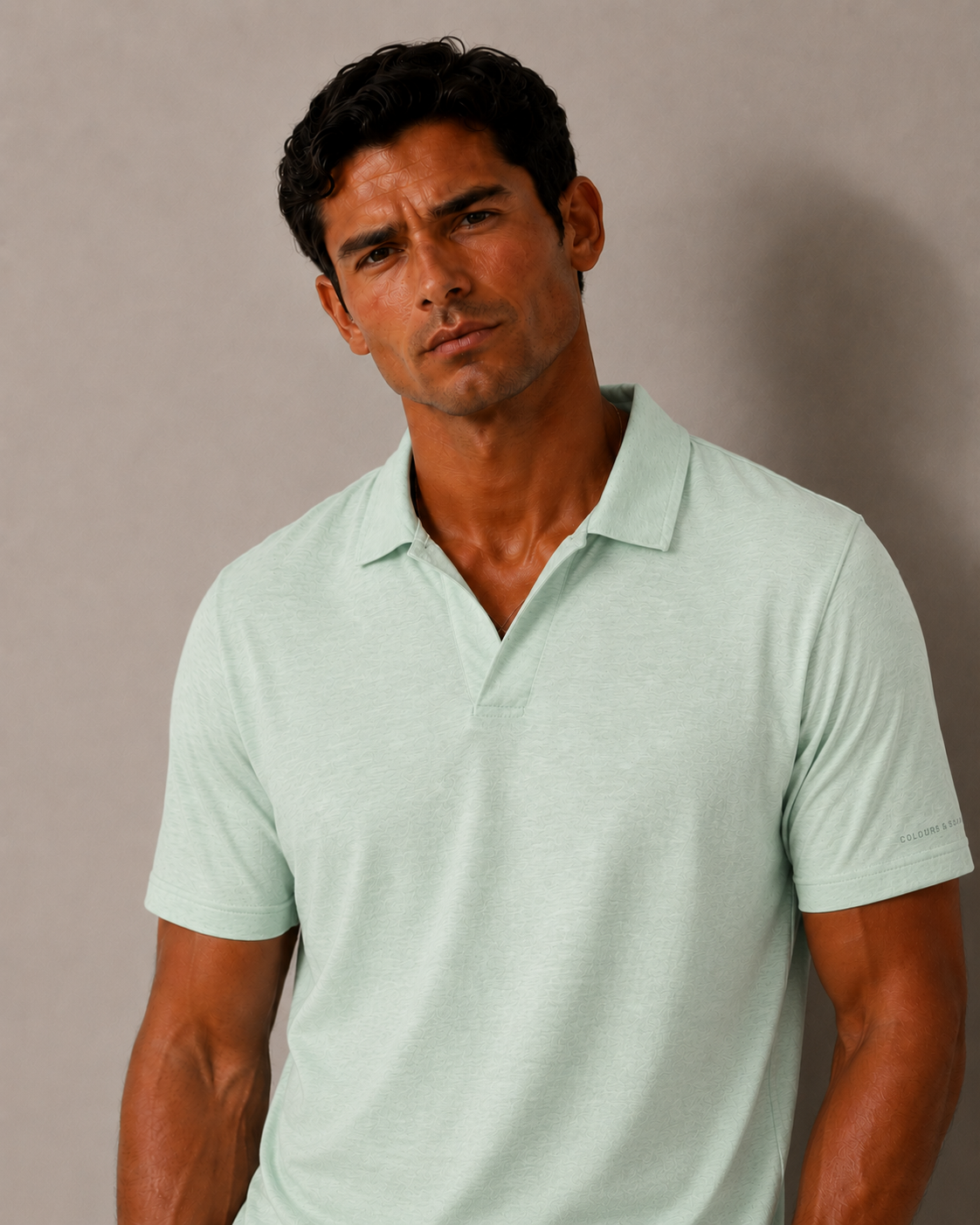 Polo Leinen Blend - Lime