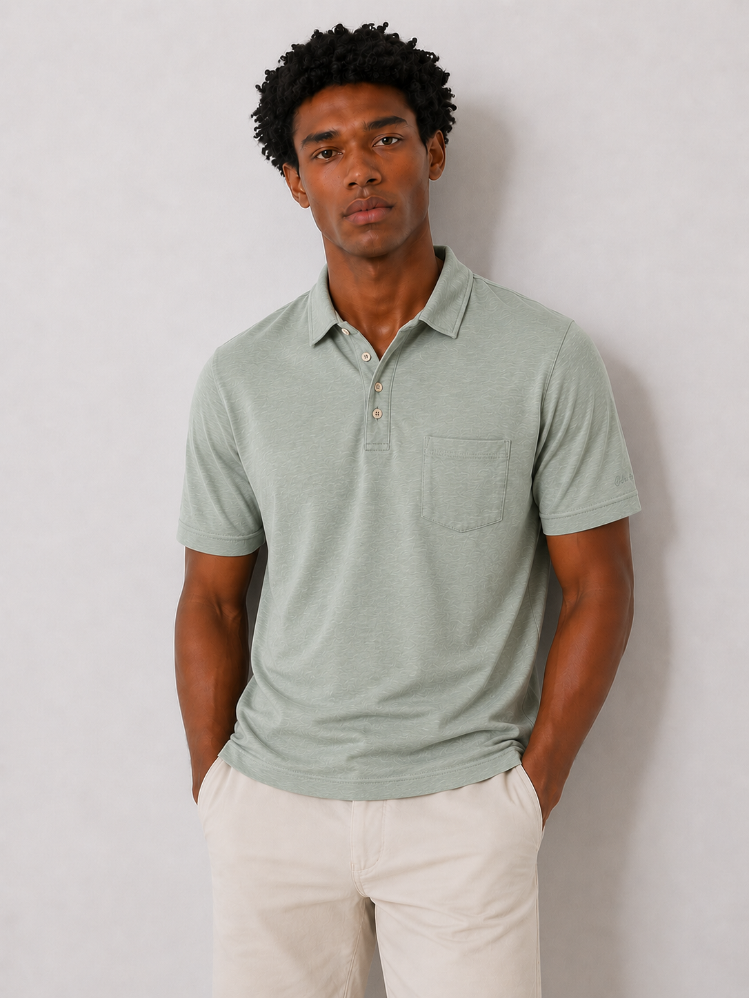 Polo - Slub - Lime