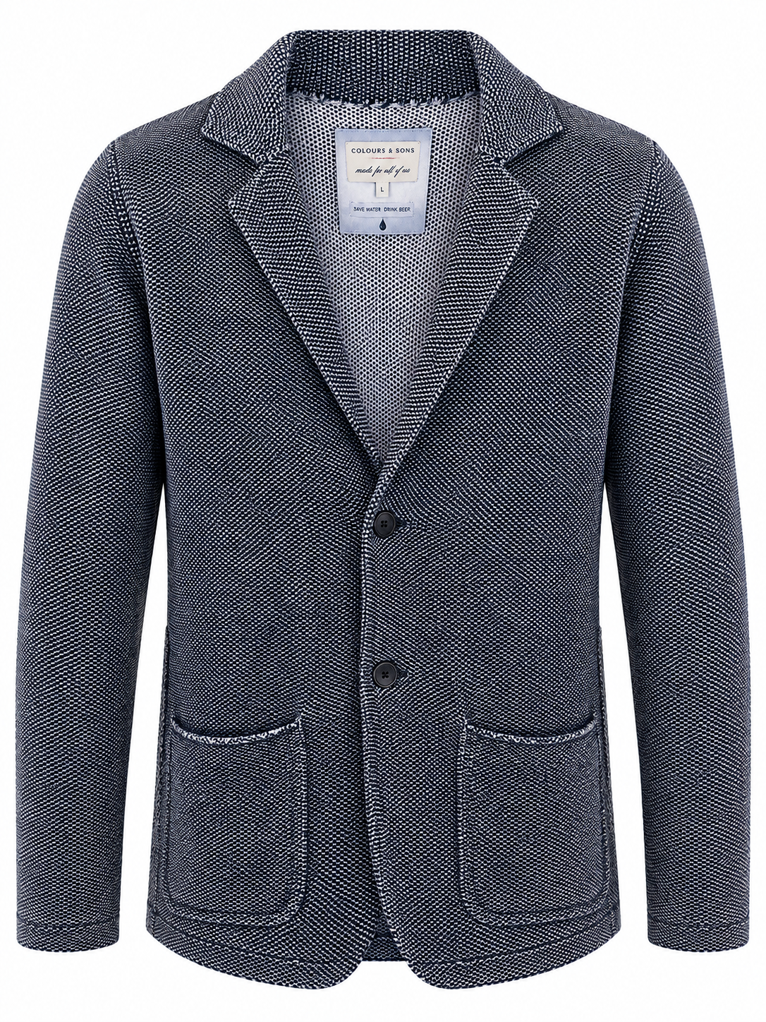Blazer Slub - Navy Combo