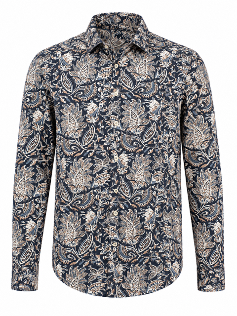 Hemd -  Blue Paisley
