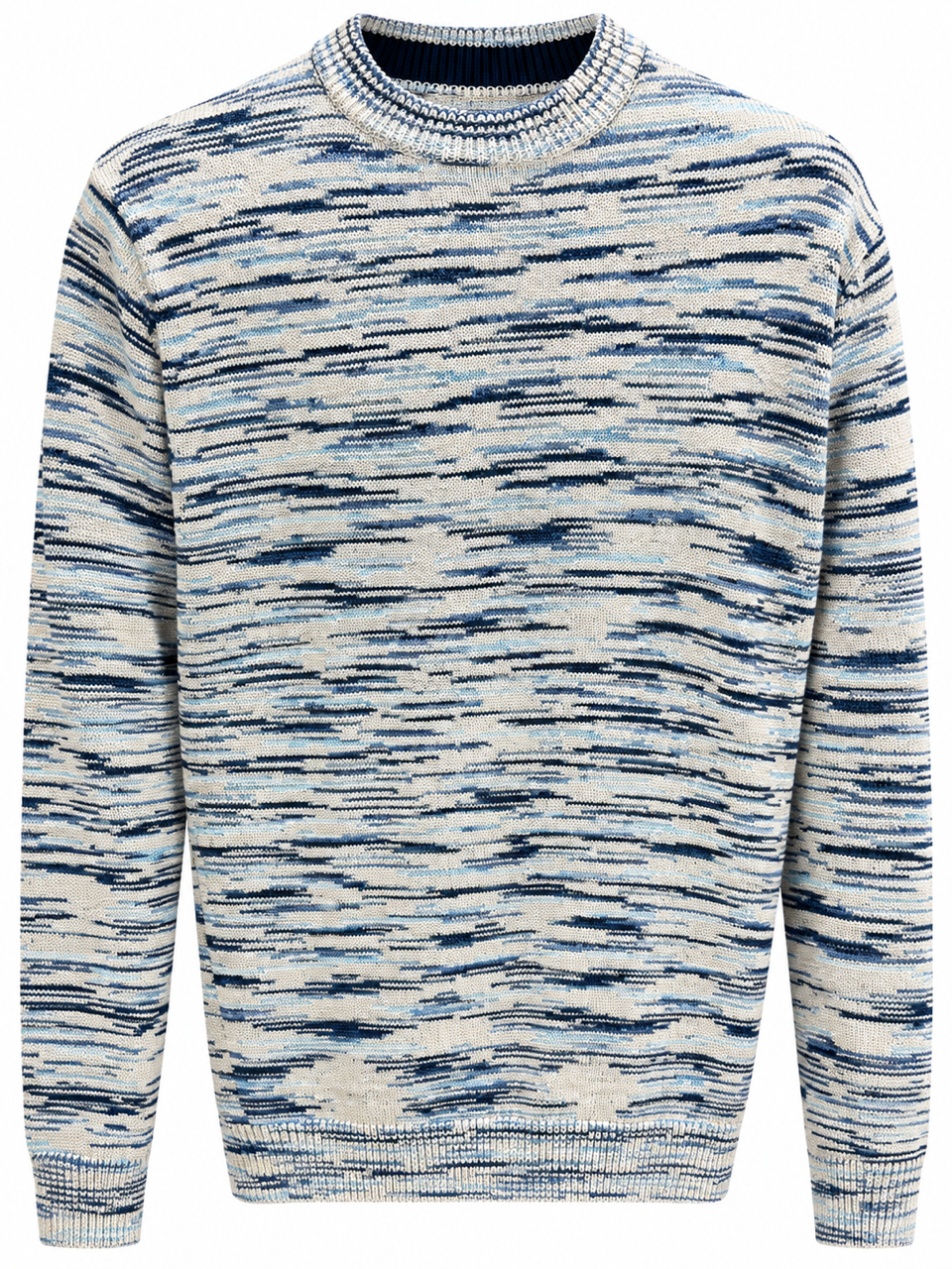 Roundneck-Space Dyed - Blue Combo