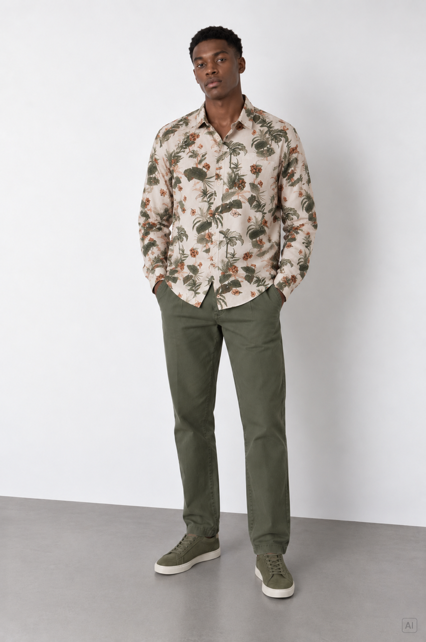Hemd - Botanical Flowers