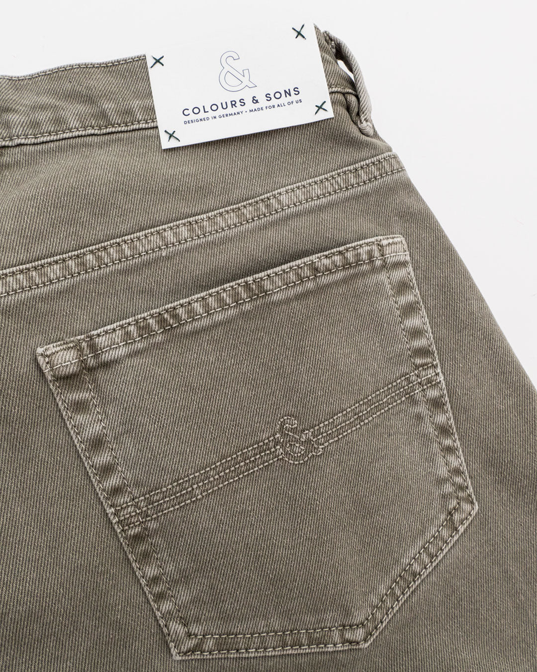 Natural Dye Denim - Olive