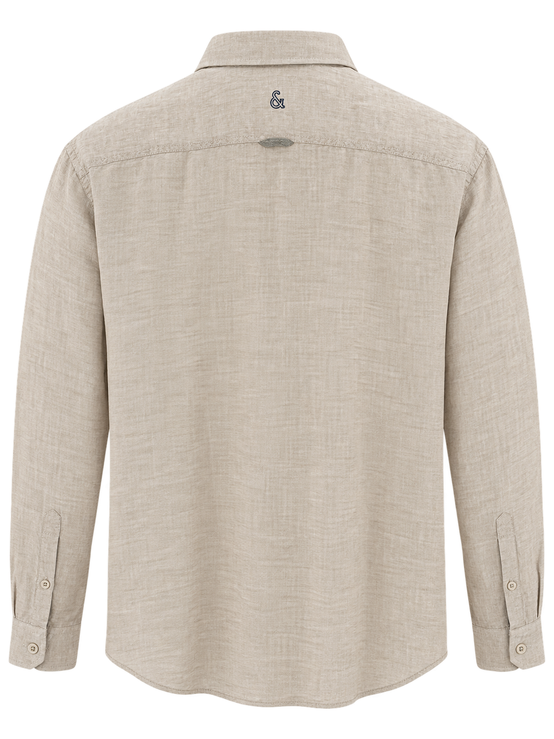 Basic Leinen Hemd - Beige