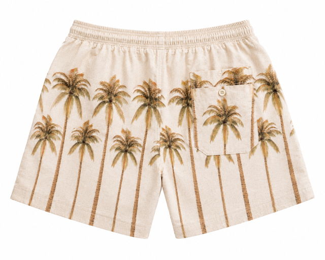 Badehose - Palmen