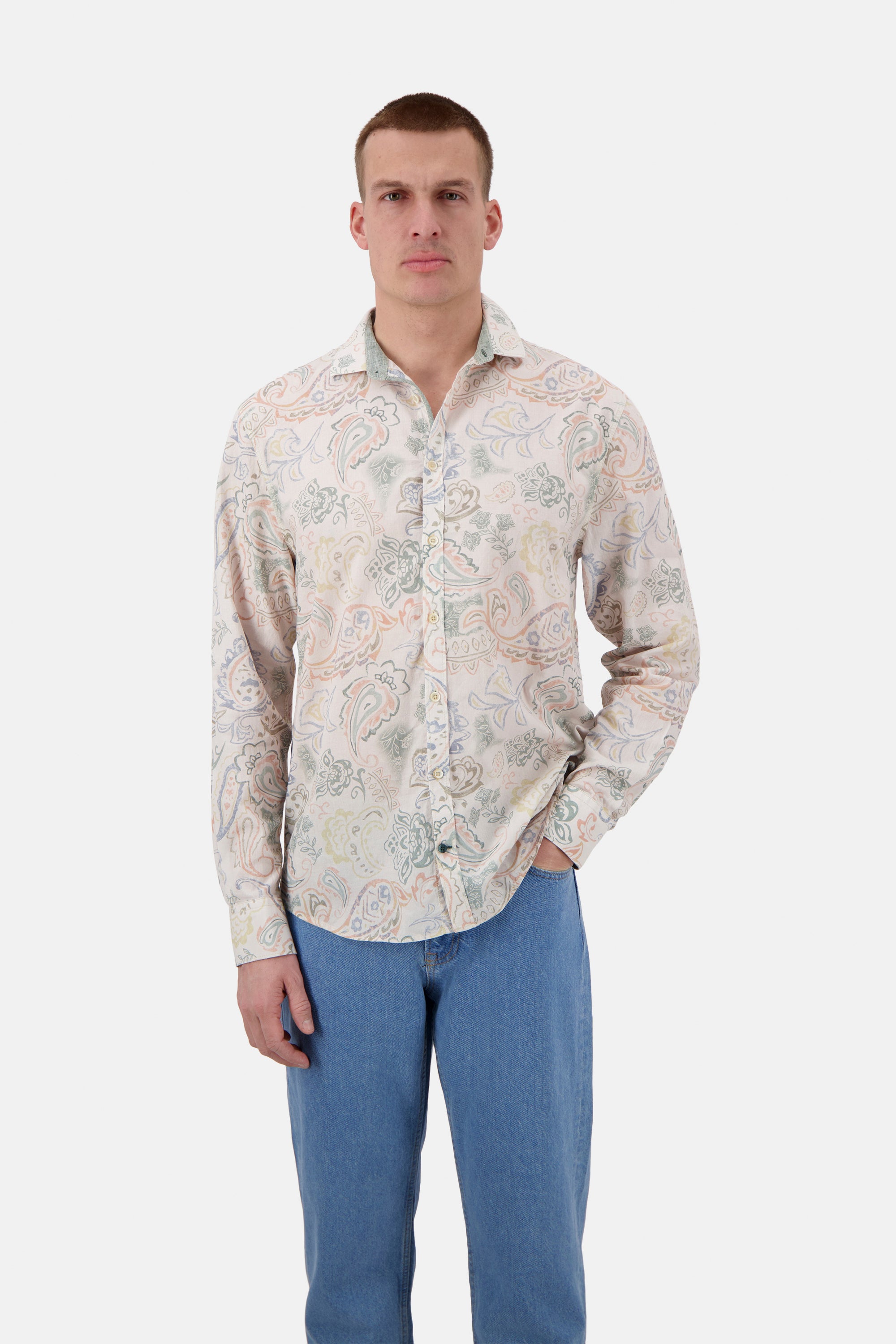 Herren Hemd,  100% Baumwolle von Colours & Sons