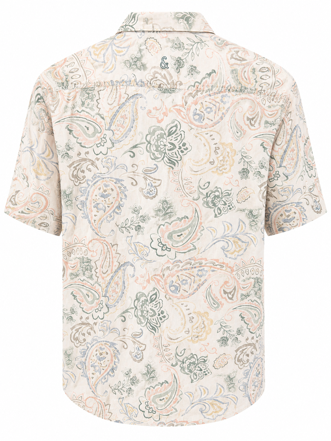Kurzarmhemd - Pastel Paisley