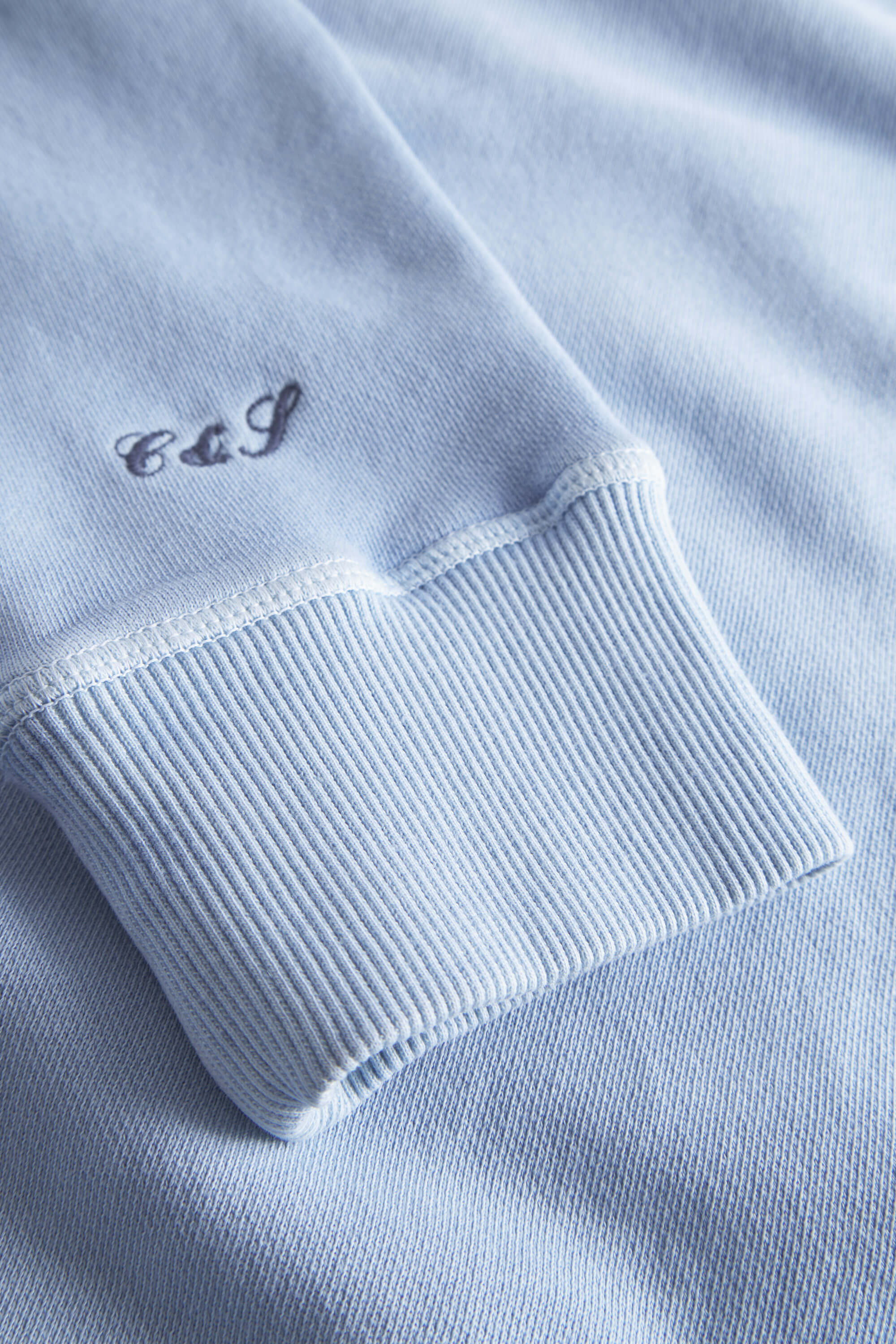 Basic Sweatshirt Garment Dyed - Vintage Blue