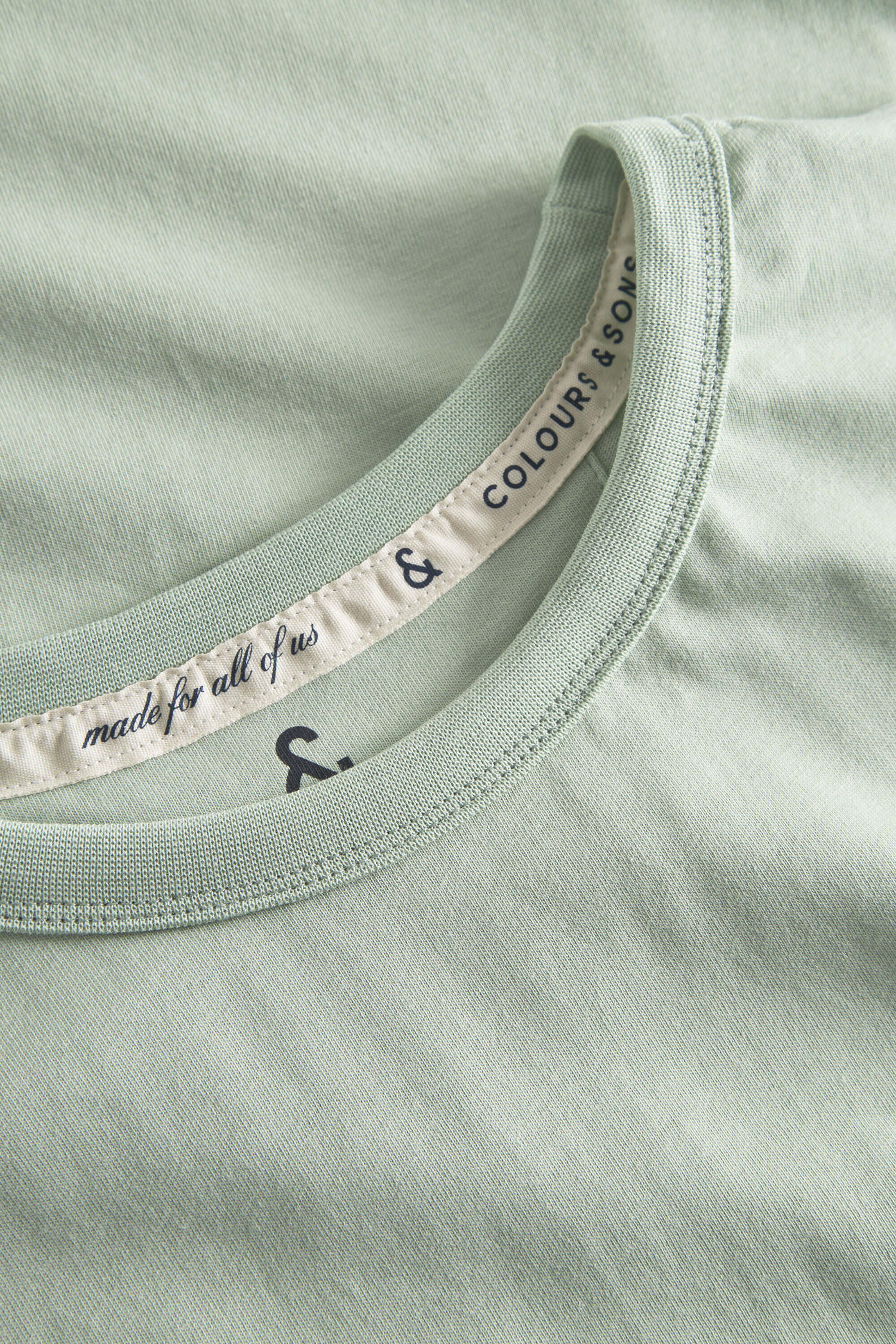 Herren T-Shirt, hellgrün, 100% Baumwolle  von Colours & Sons