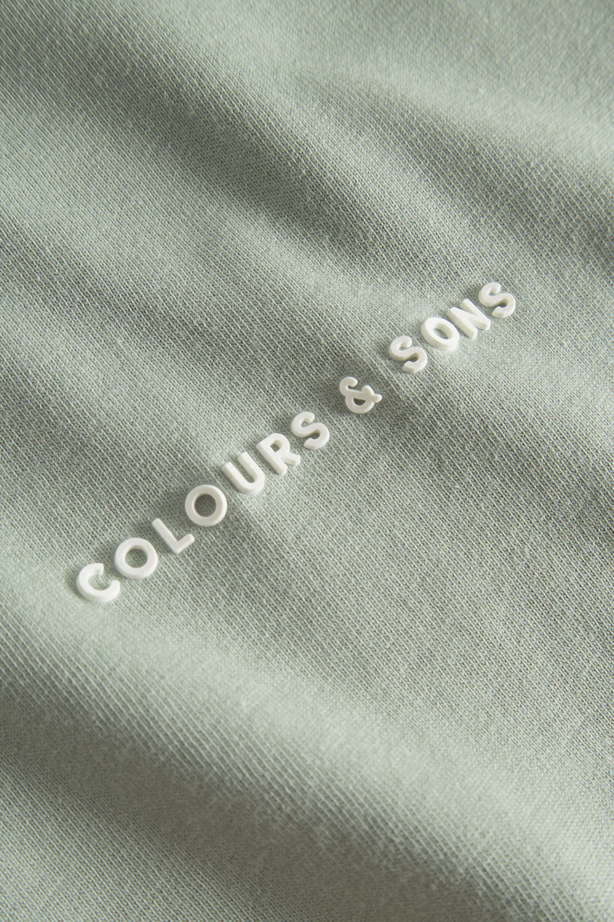 Herren T-Shirt, hellgrün, 100% Baumwolle von Colours & Sons