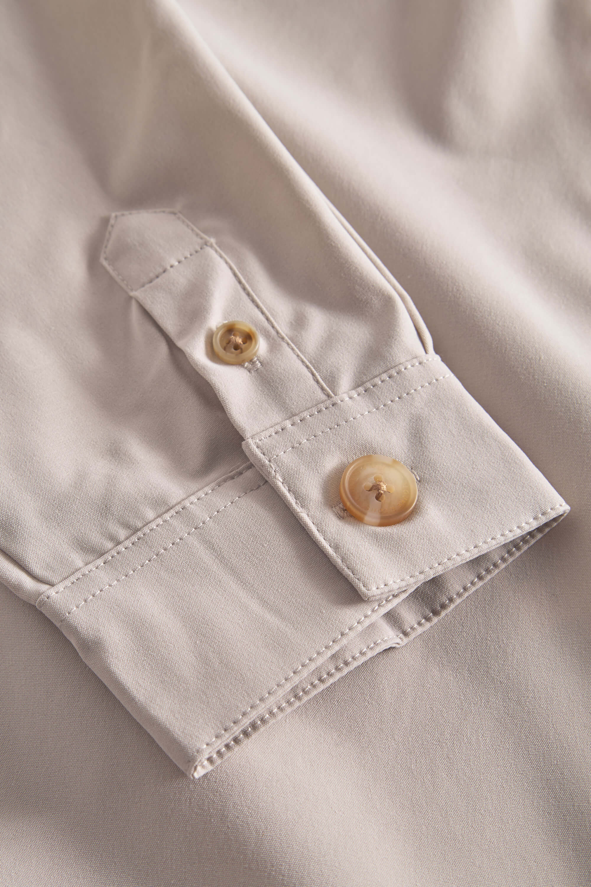 Herren Hemd Overshirt, offwhite, 100% Polyester  von Colours & Sons