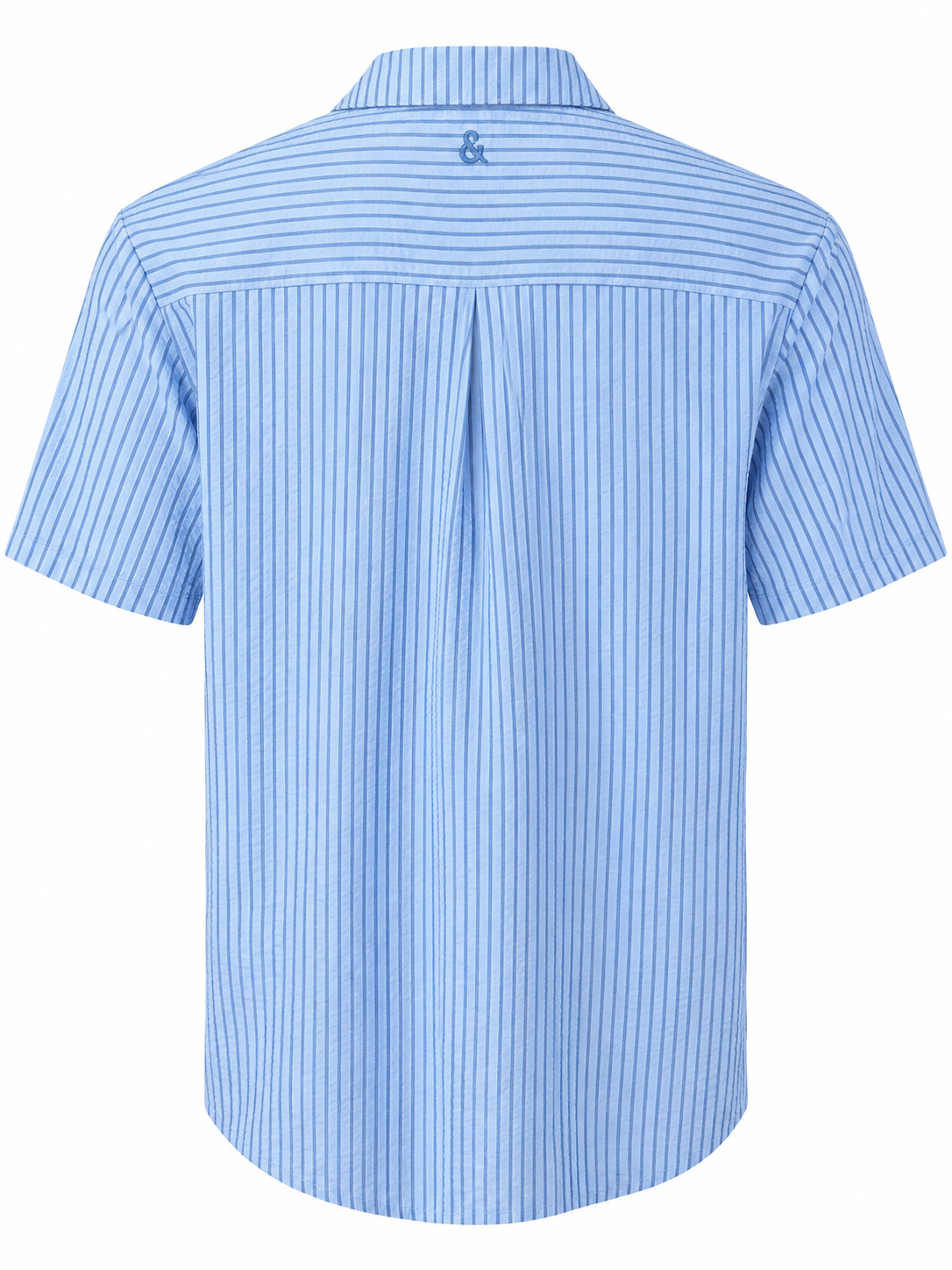 Hemd Seersucker Striped - Denim Stripes