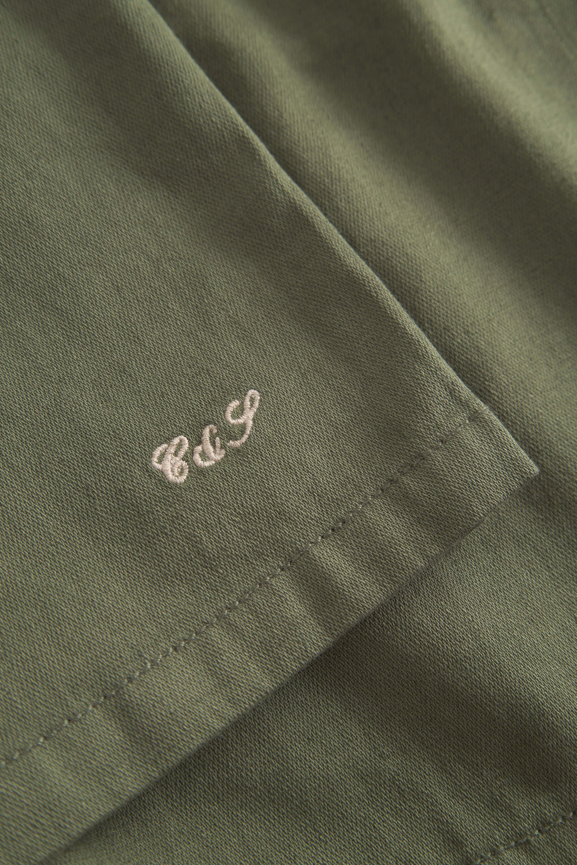 Herren Shorts, grün,  60% Baumwolle 40% Leinen von Colours & Sons