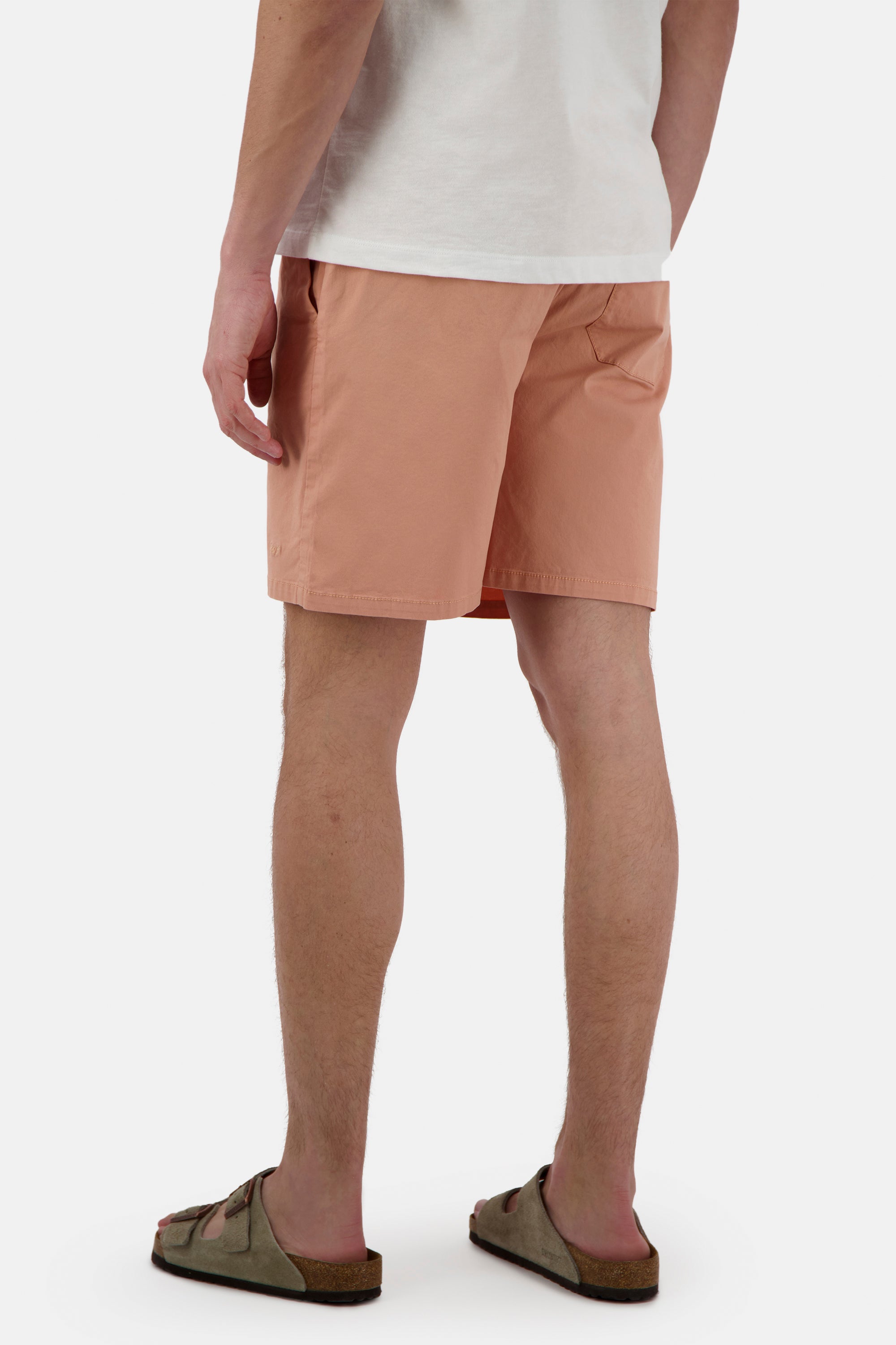 Herren Shorts, orange, 98% Baumwolle 2% Elastan von Colours & Sons
