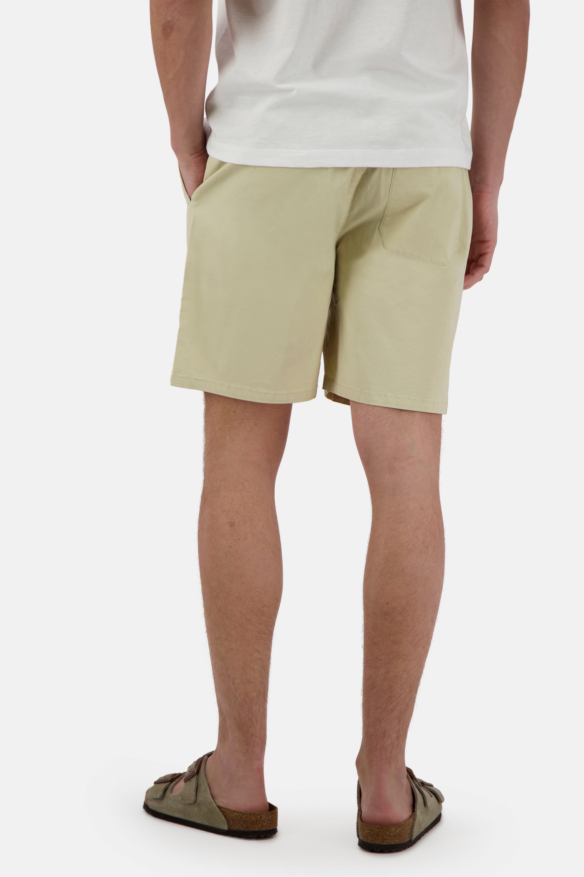 Herren Shorts, beige, 98% Baumwolle 2% Elastan von Colours & Sons