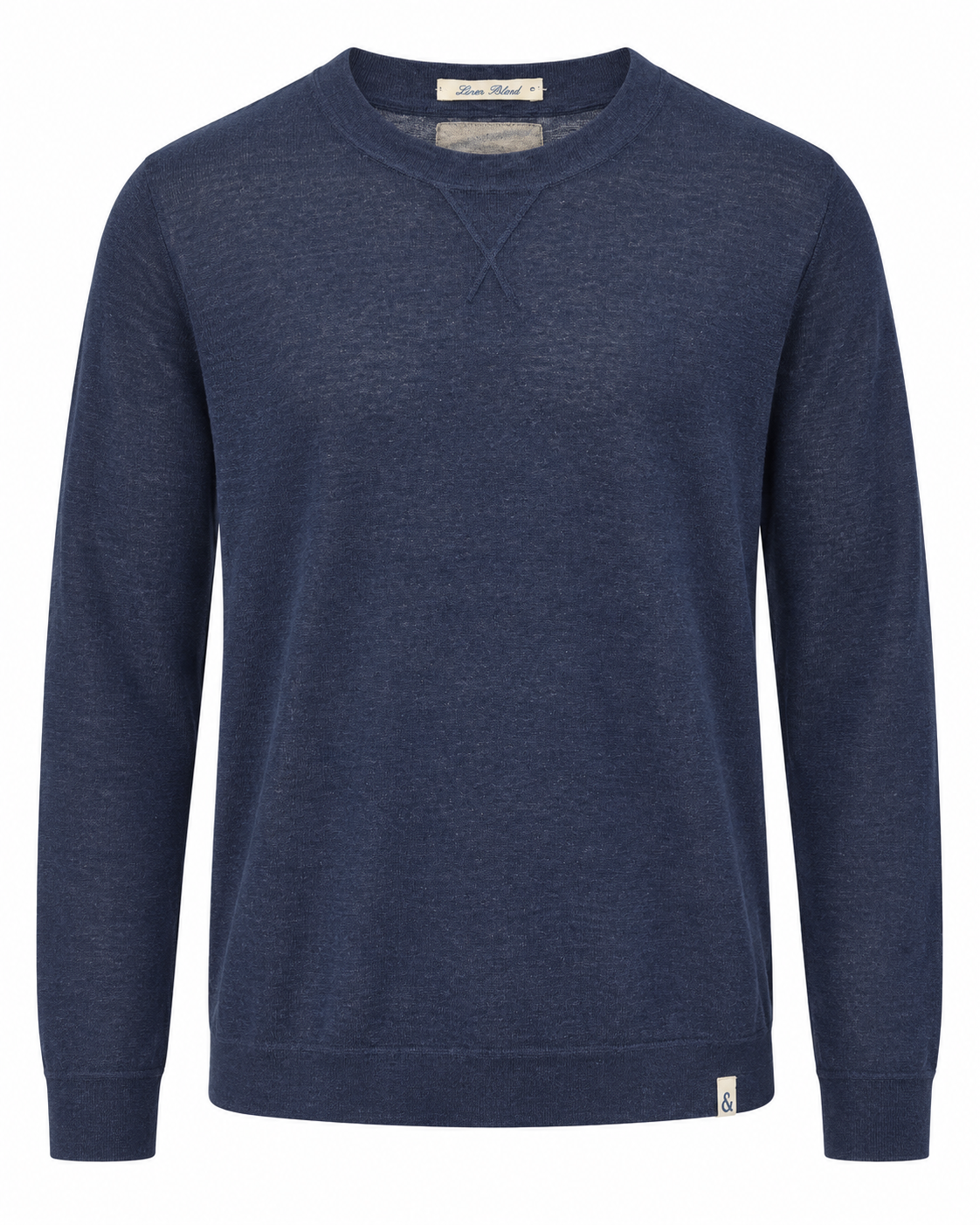 Pullover Leinen Blend - Navy