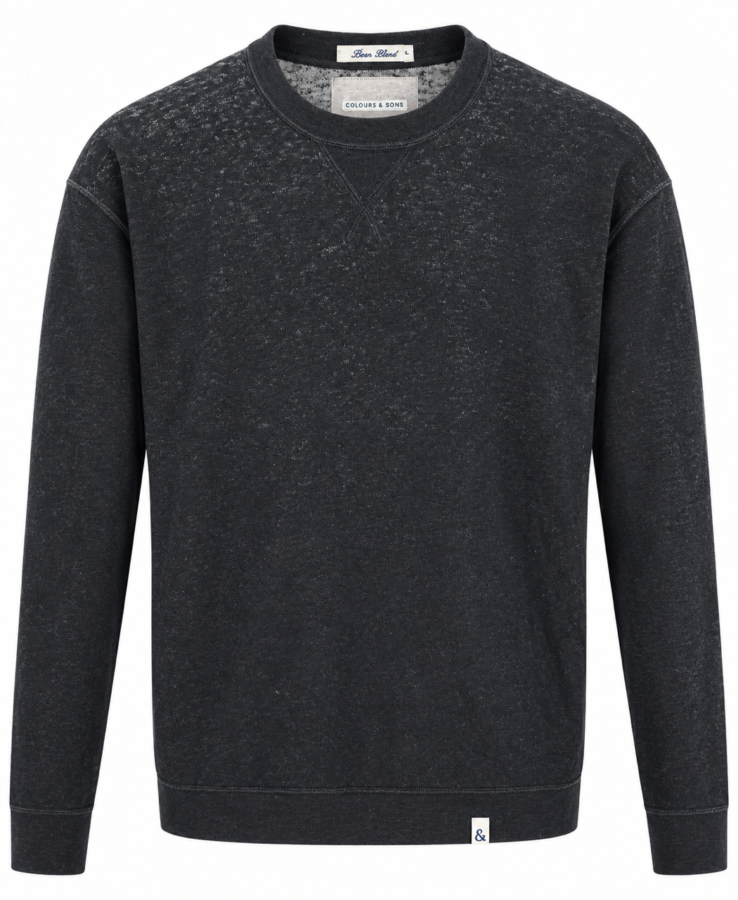 Pullover Leinen Blend - Black