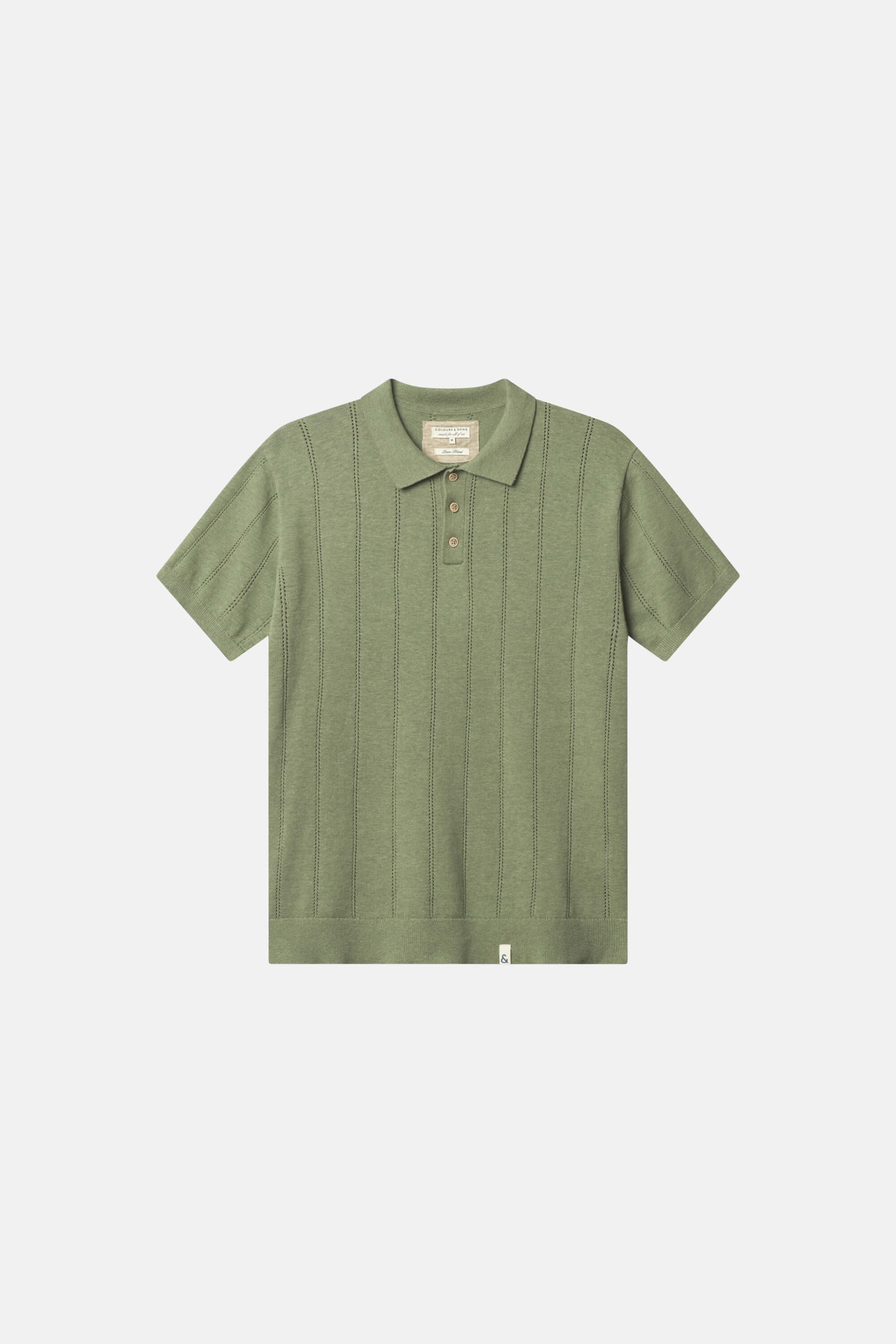 Knitted Polo - Wasabi