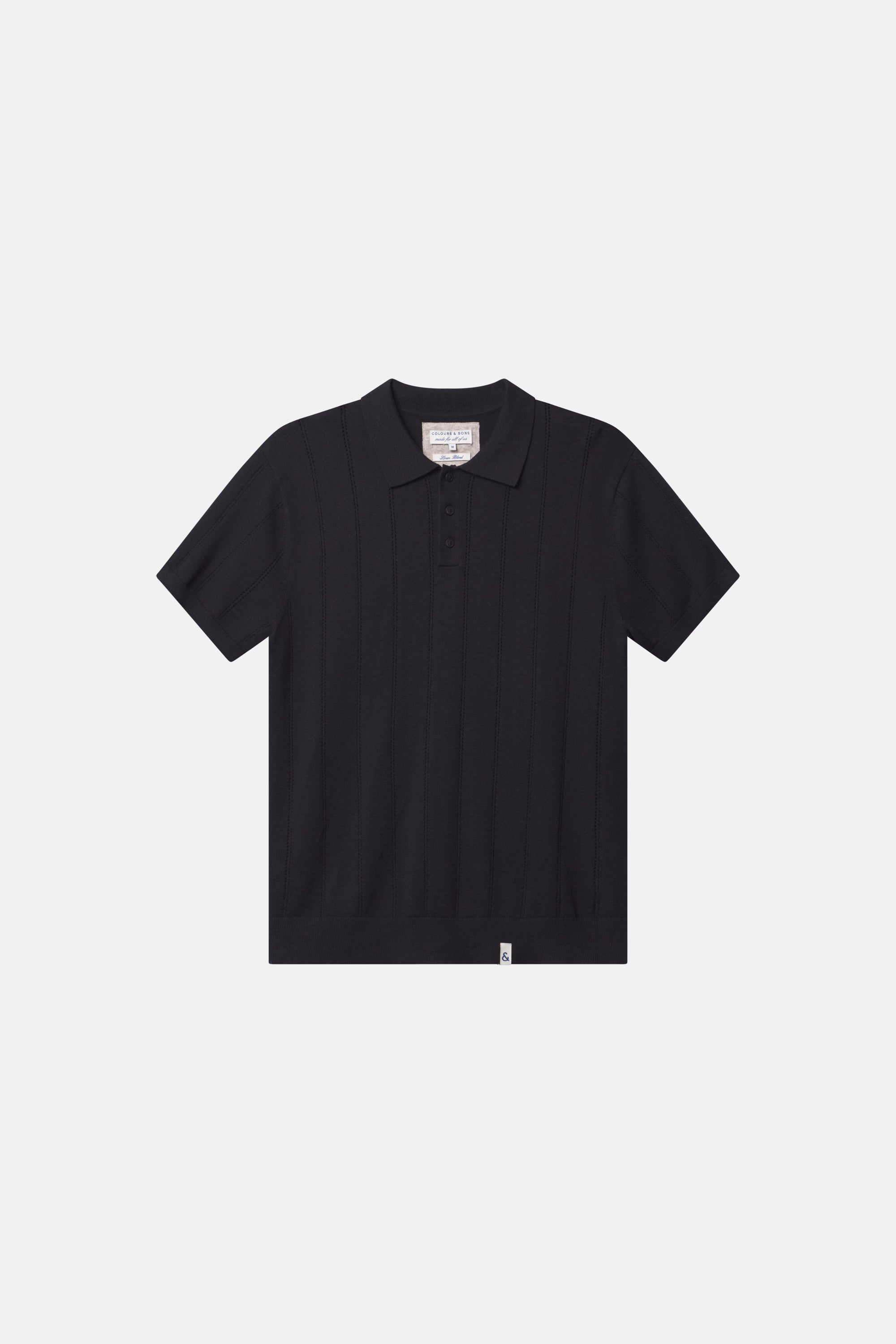 Strick Polo - Black