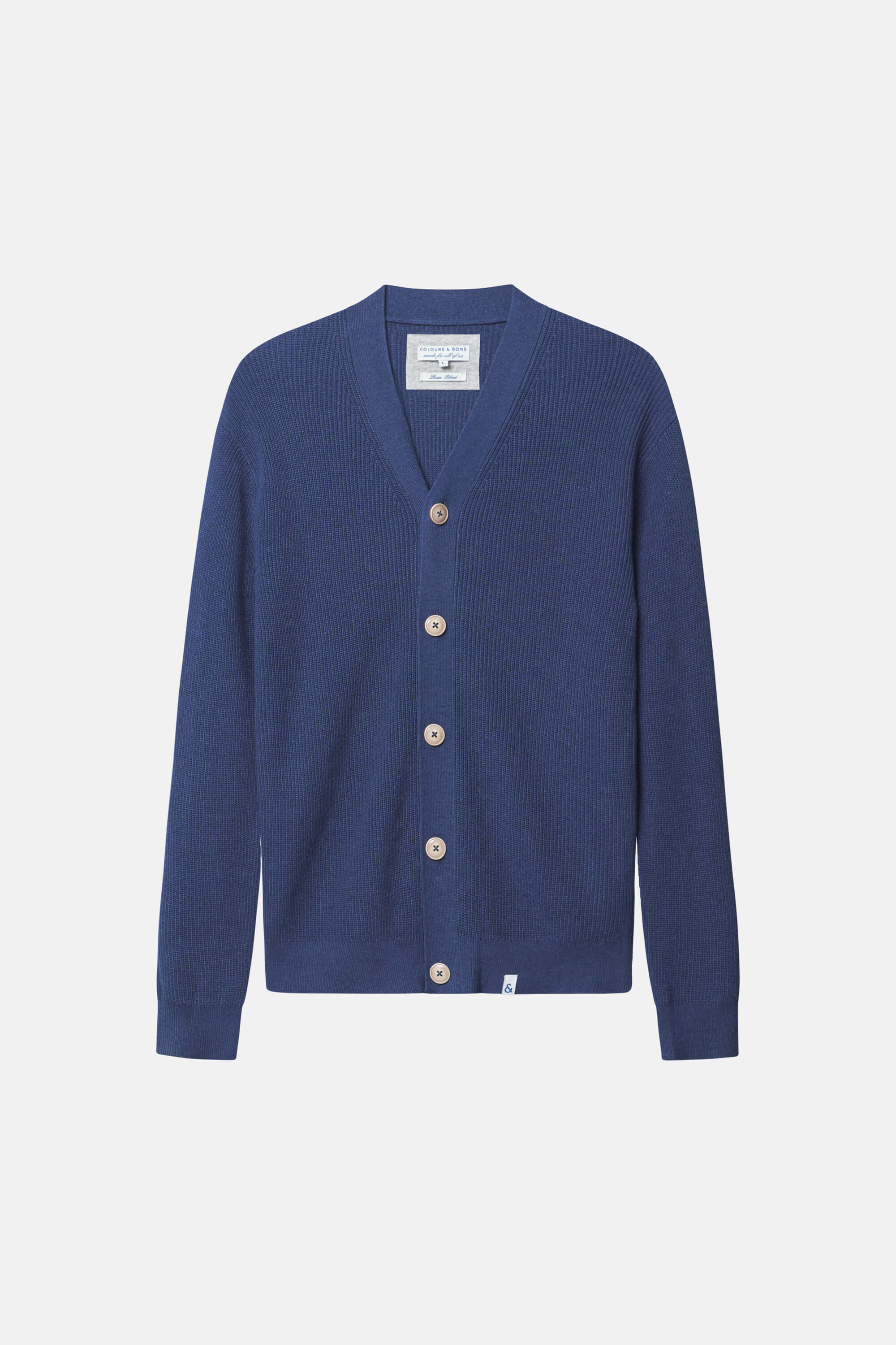 Cardigan Leinen Blend - Navy