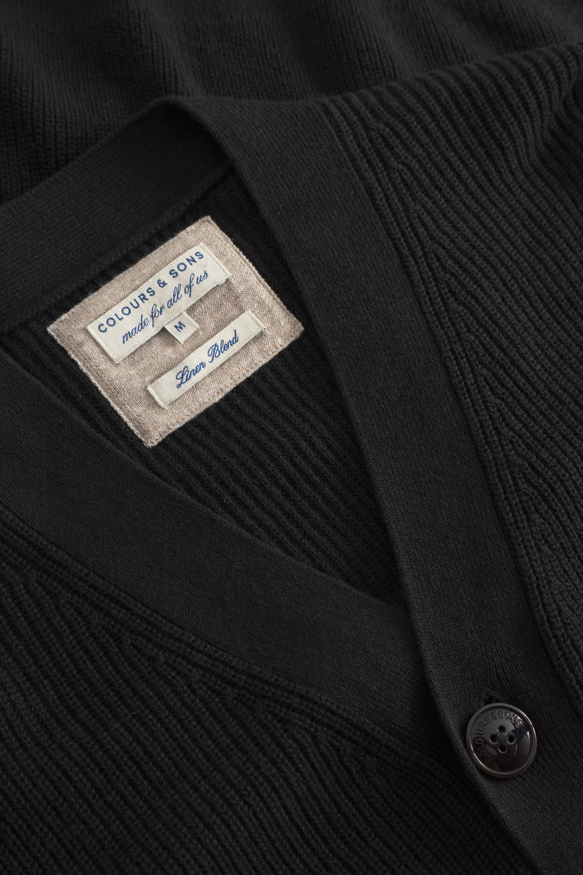 Cardigan Linen Blend - Black