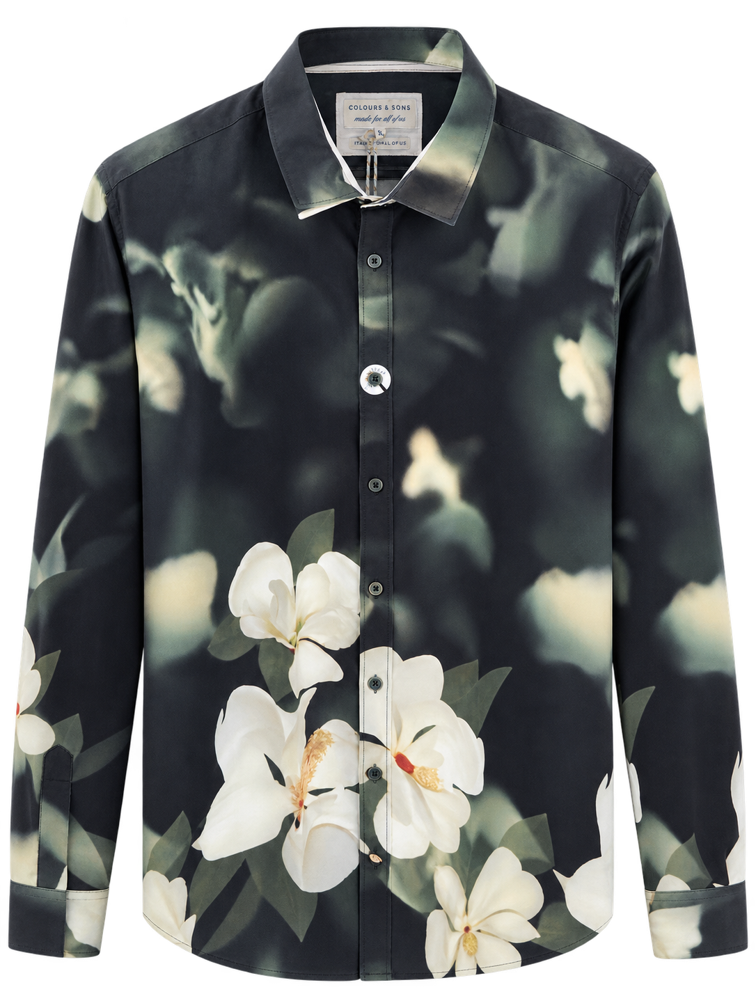 Hemd gemustert - Magnolia