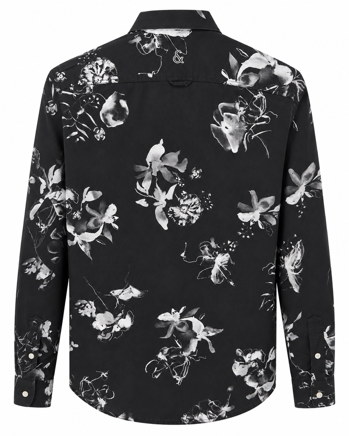 Hemd gemustert - Smoke Black
