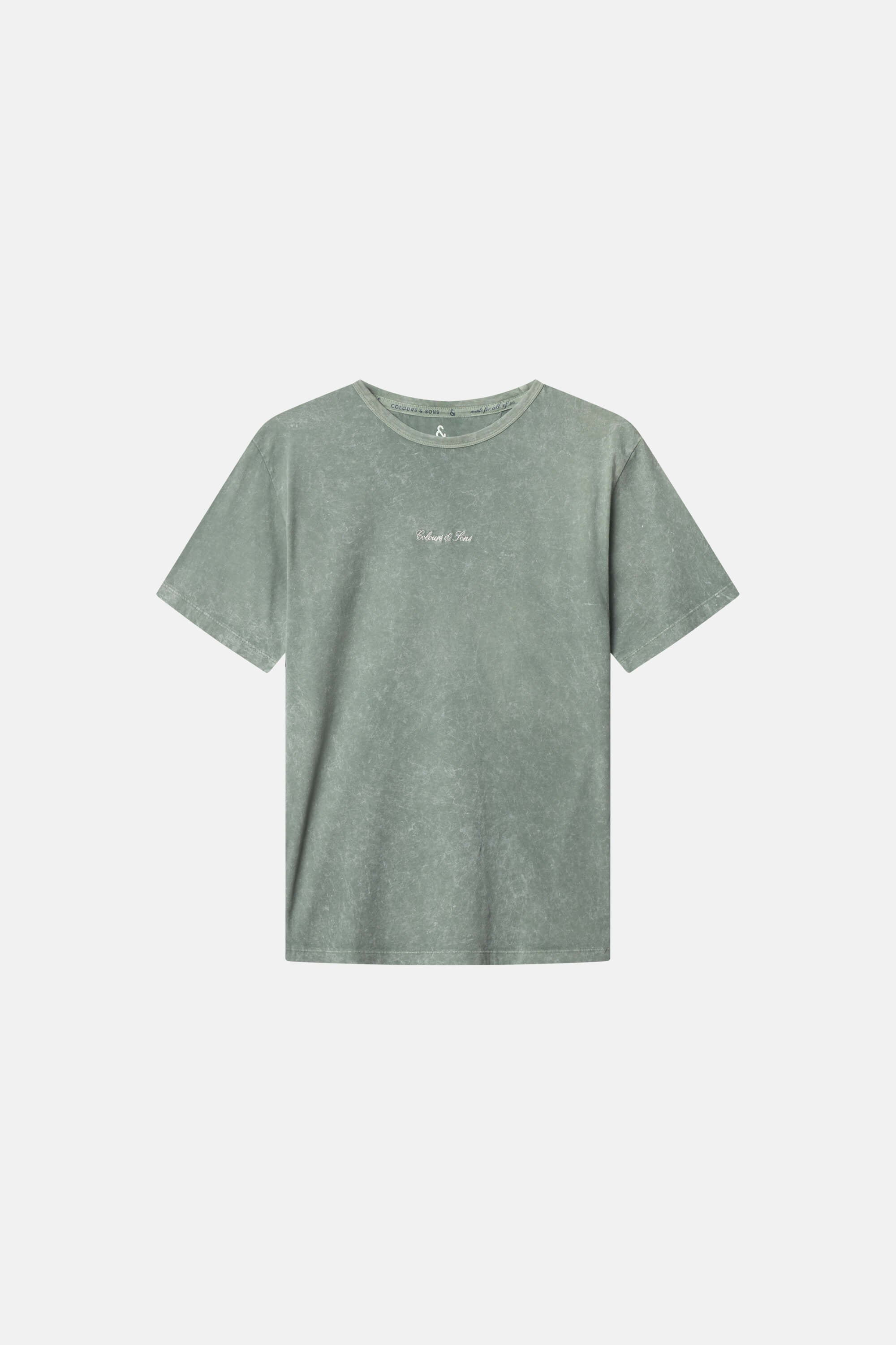 T-Shirt Stone Washed - Wasabi