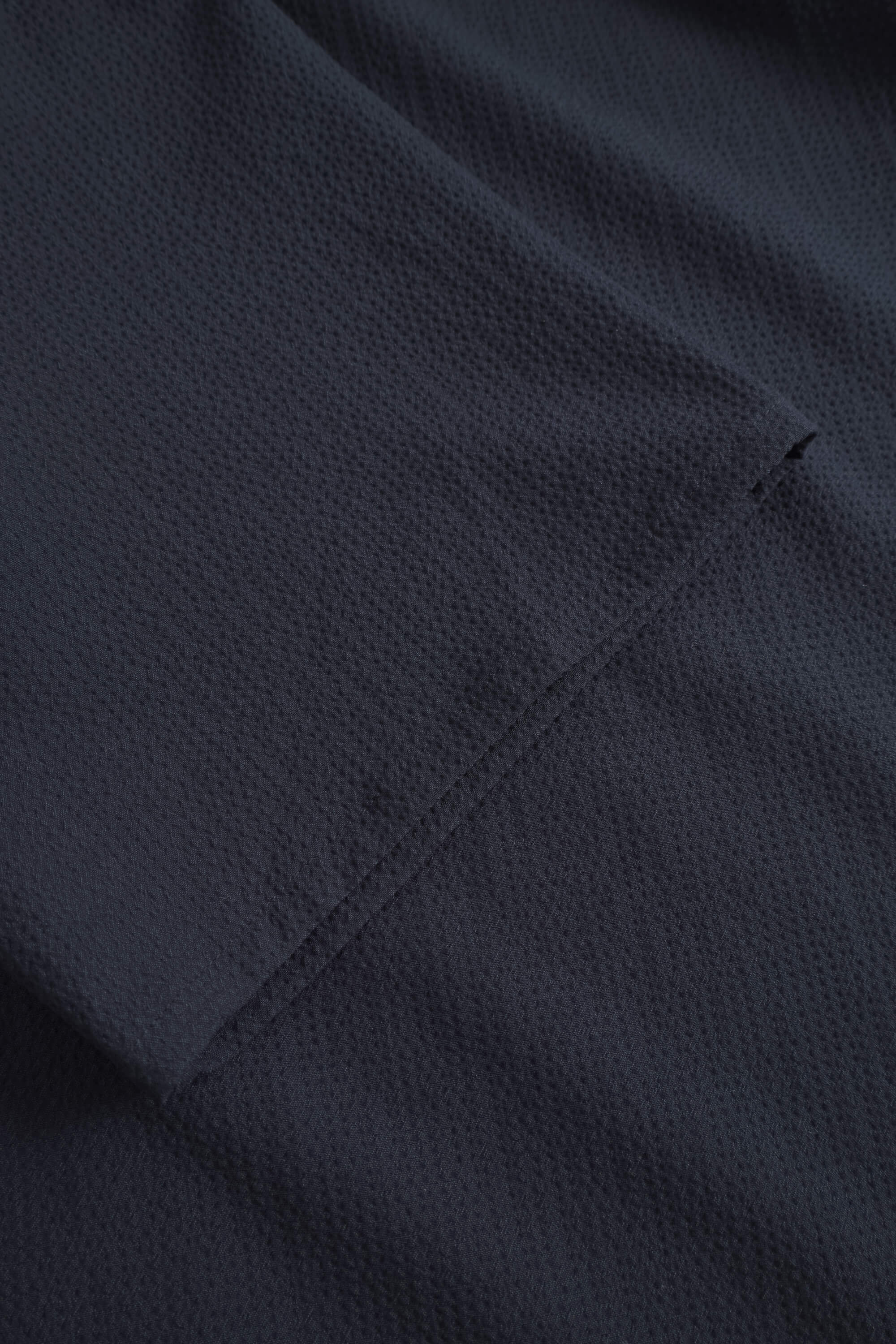 Shirt Seersucker Solid - Navy