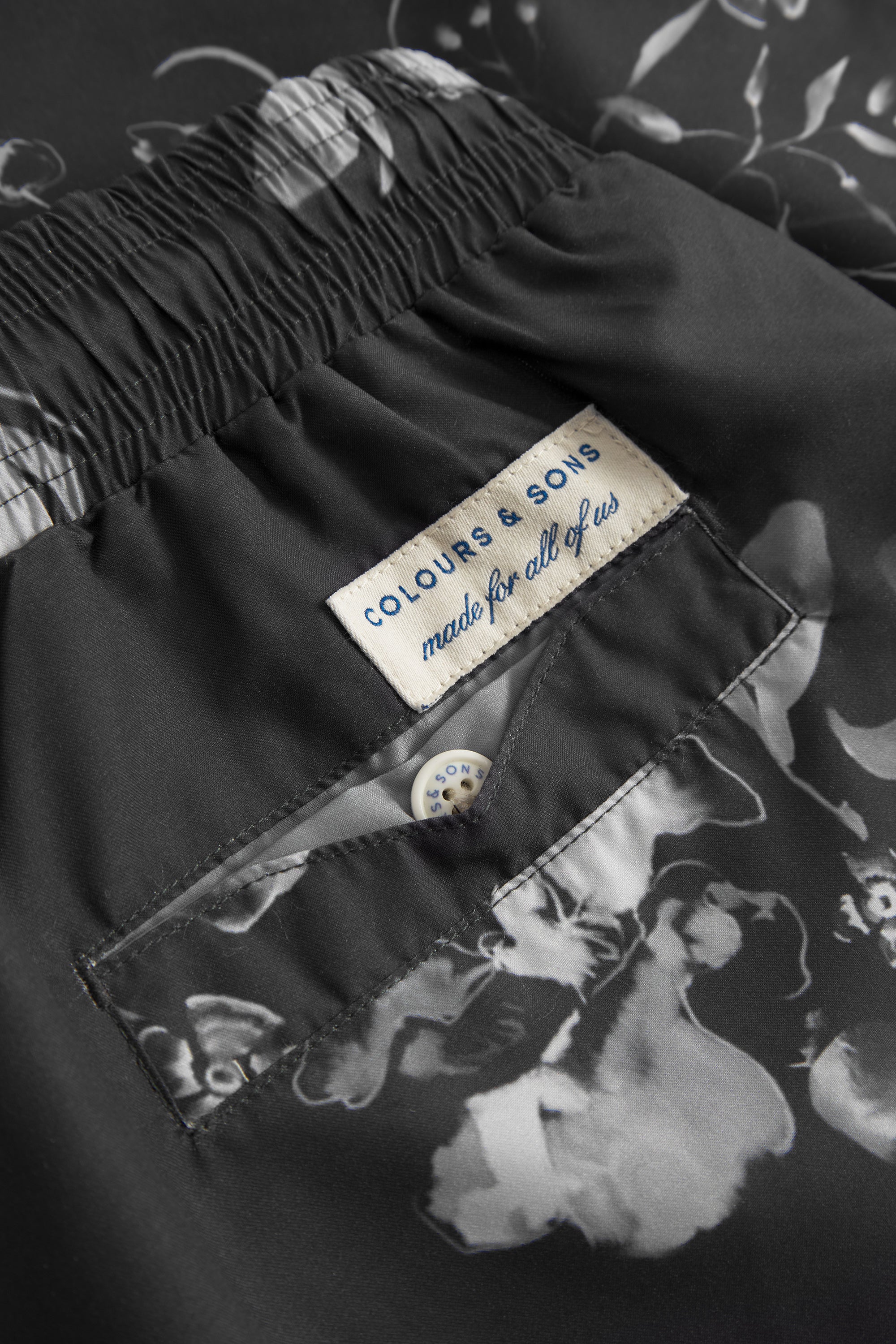 Badehose Printed - Magnolia