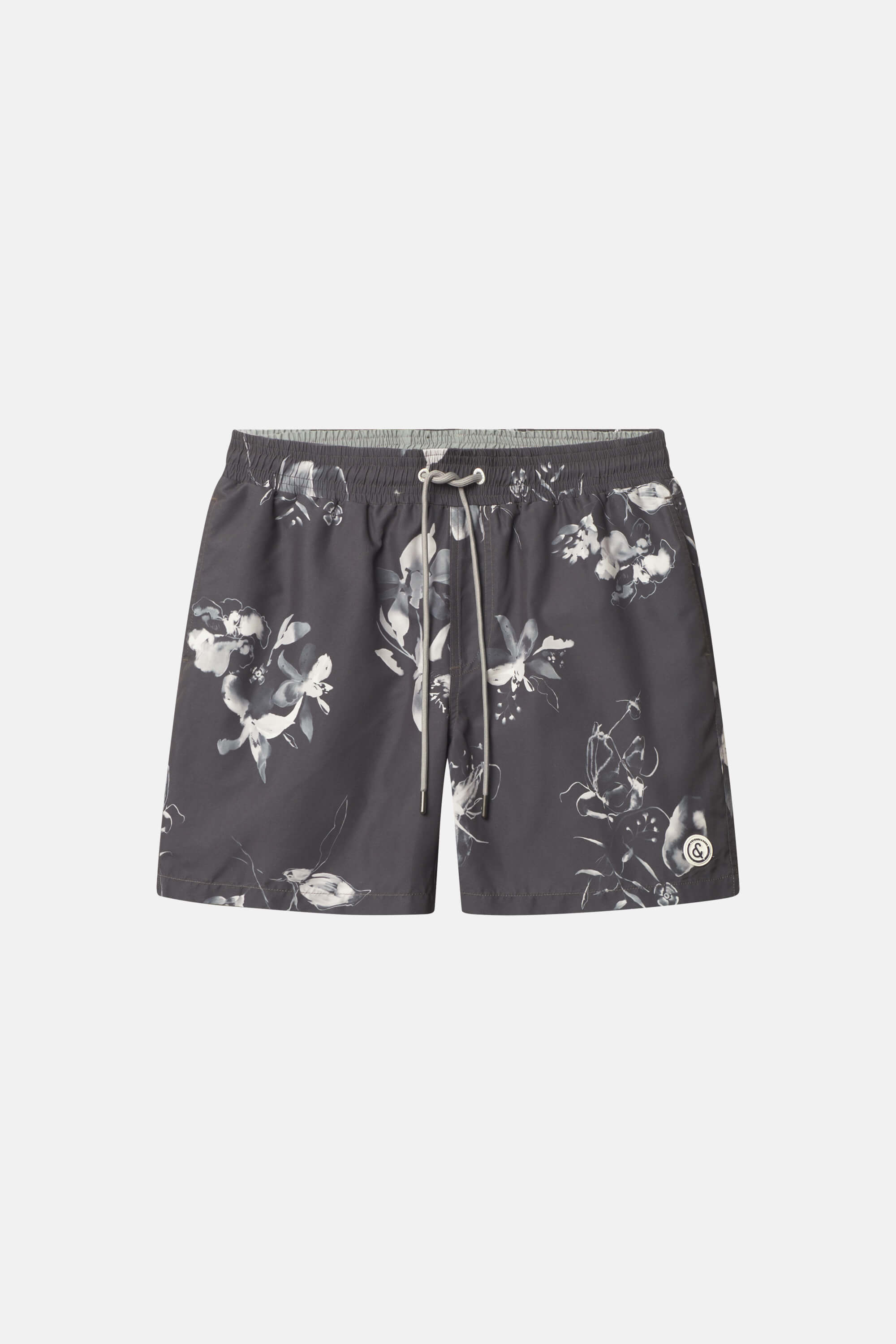 Badehose Printed - Smoke Black