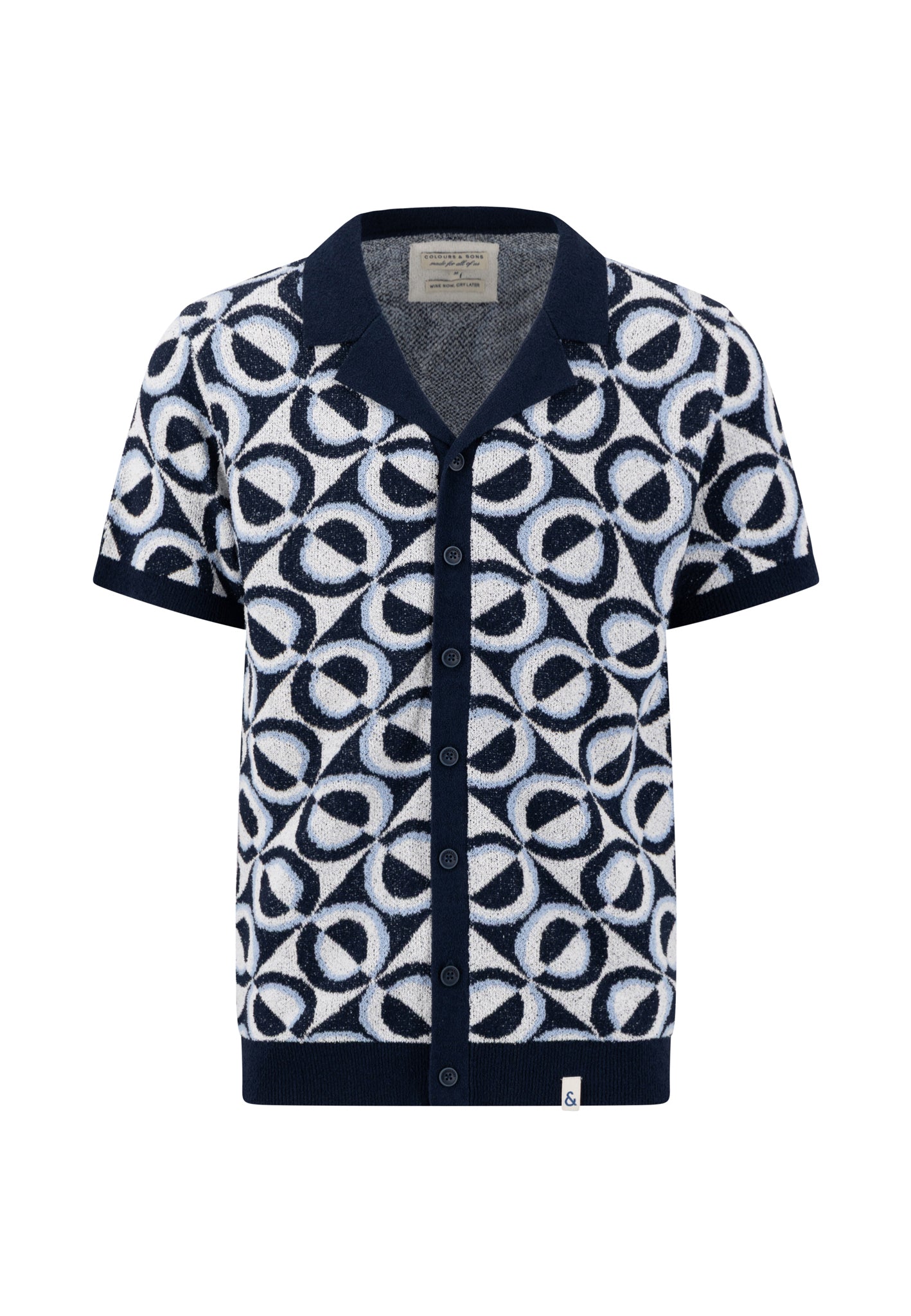Boucle Strickpolo - Camp Collar - Retro